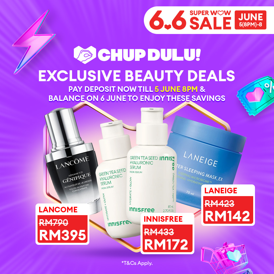Lazada - Get unbeatable beauty deals with our 6.6 Super...