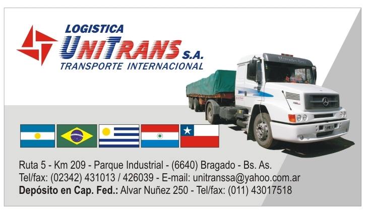 Logistica Unitrans Bragado | Bragado