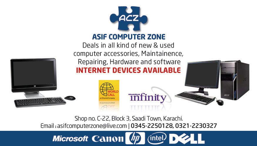 Asif Computer Zone | Karachi