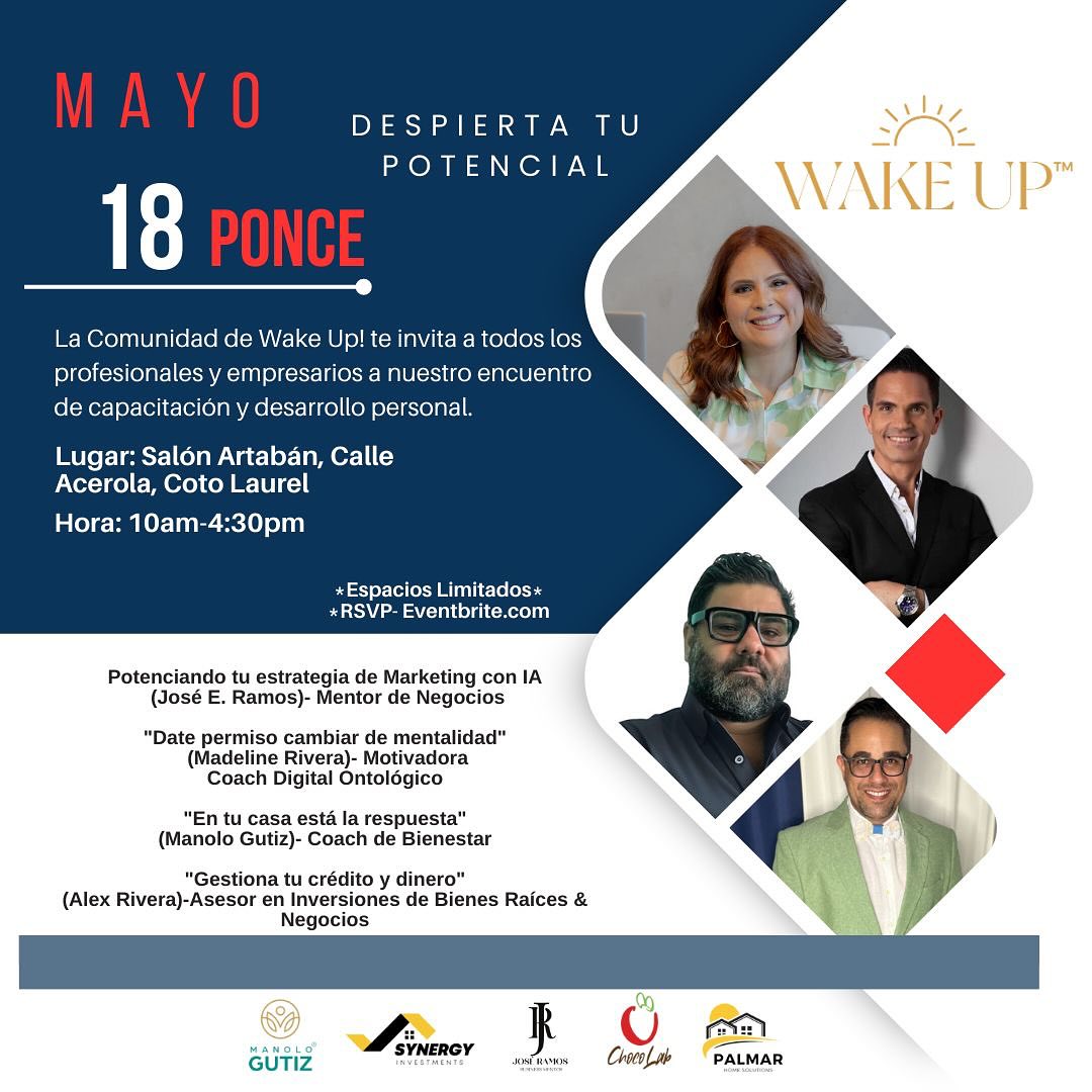 Choco - ¡Despierta tu potencial este 18 de mayo en Ponce! 🌟 Únete a la ...