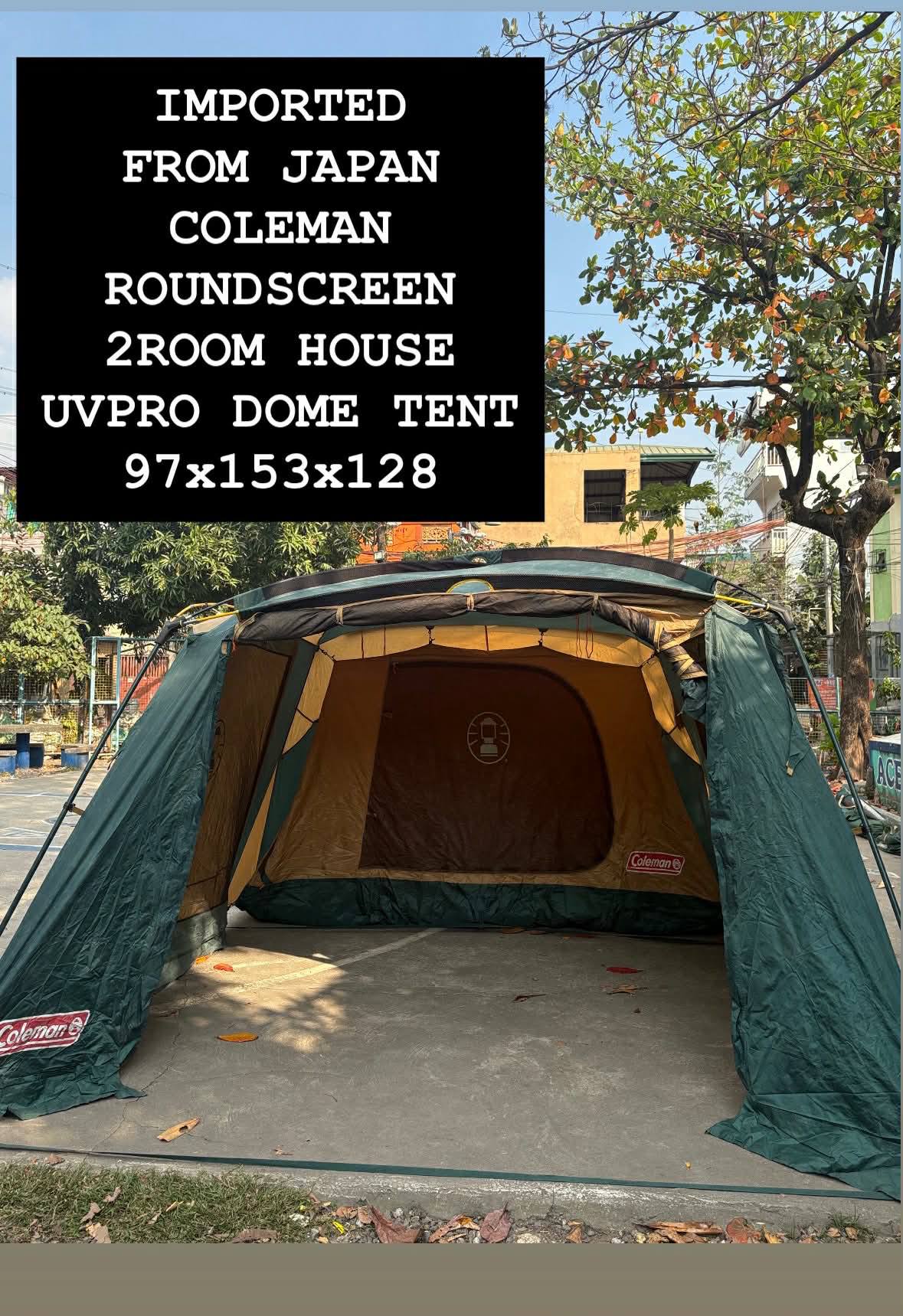 美品！Coleman Round Screen 2Room House PRO 🇯🇵IMPORTED FROM JAPAN ORIGINAL COLEMAN BRAND ROUNDSCREEN 2ROOM