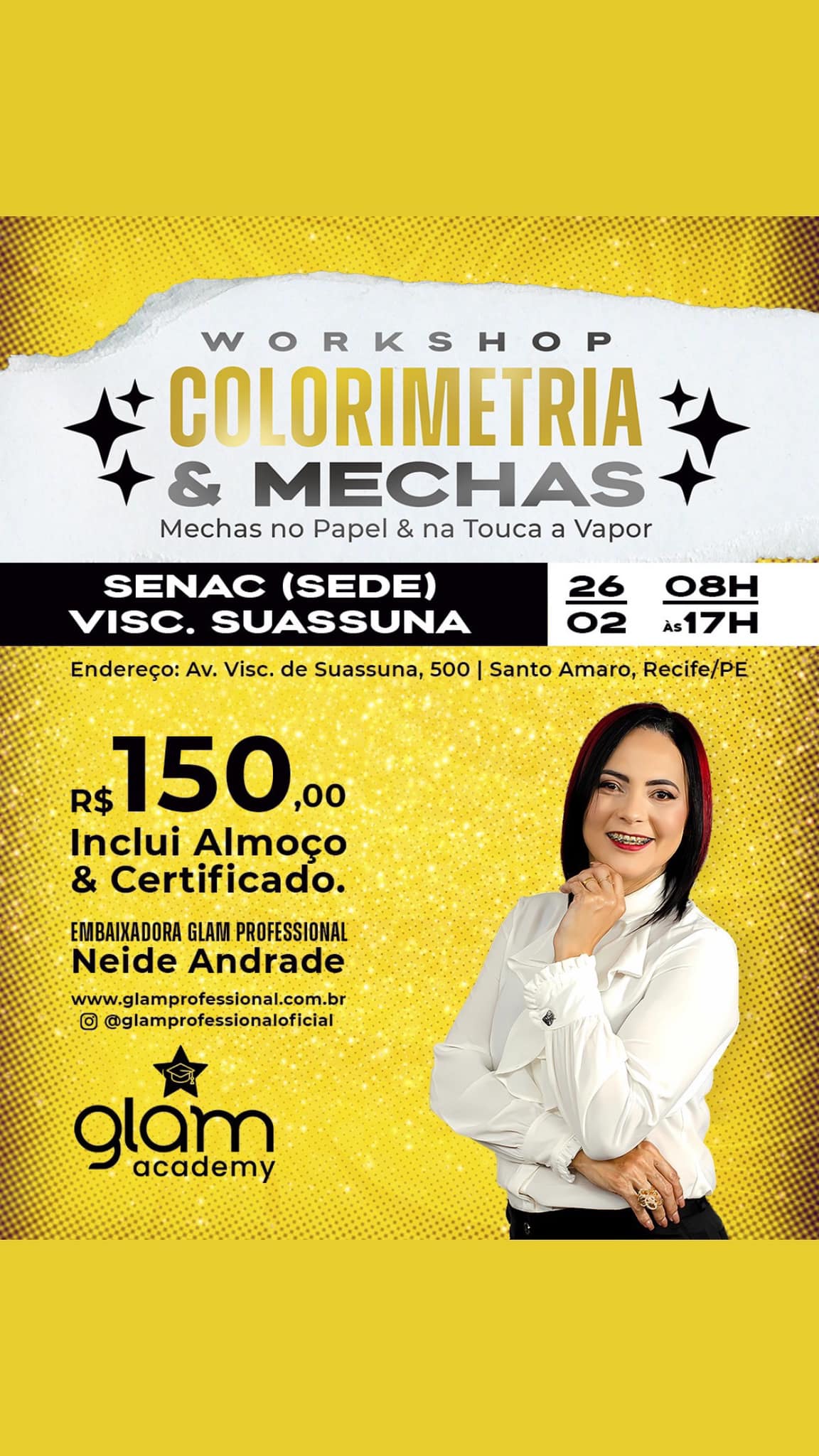 Glam Professional - Um cabelo iluminado, ilumina sua beleza 😍 E a Glam ...