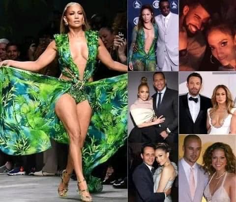 jlo and diddy green dress Jennifer Lopez dated for 2 1/2 years, remaining friends after. They attended the 2000 Grammys, where Lopez wore her iconic Versace dress. They were considered couple goals! jlo diddy photo in bed