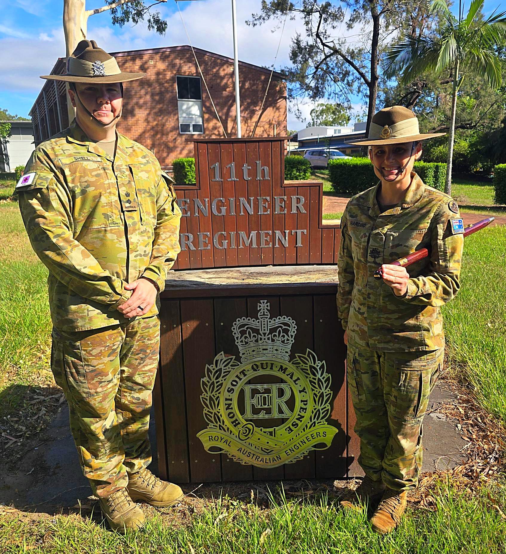 11th - The new Commanding Officer, LTCOL Clinton Shiell, and Regimental ...