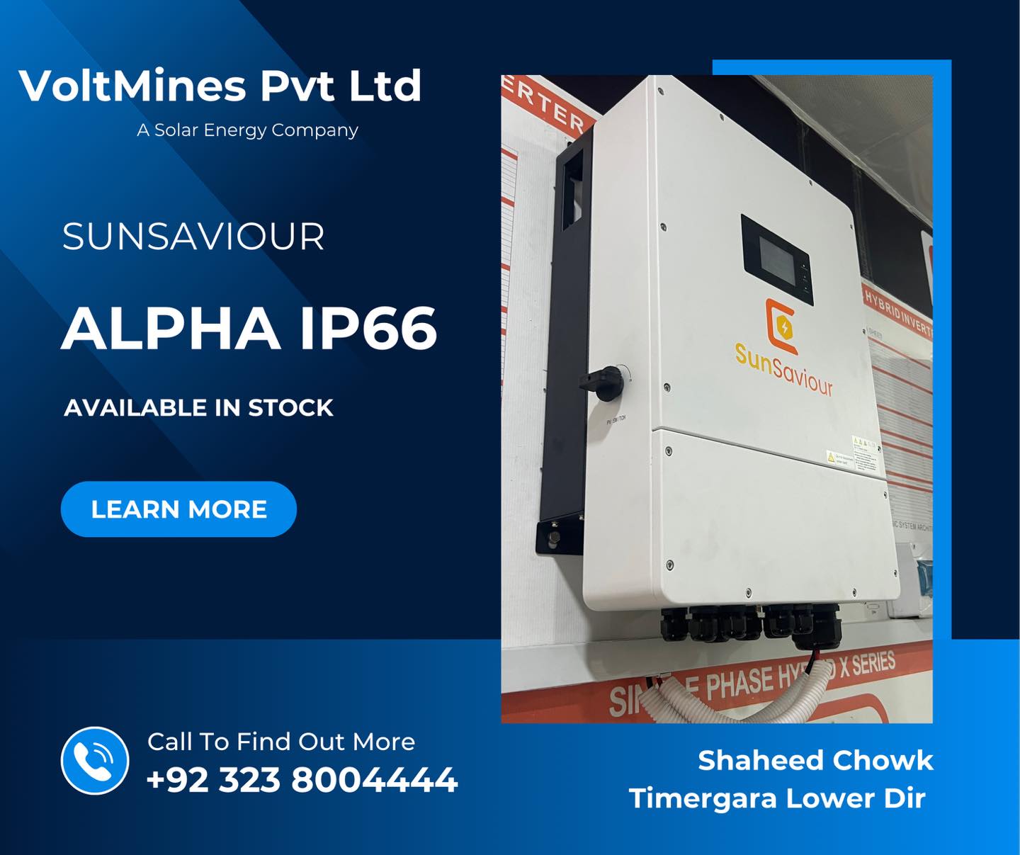 VoltMines - 📢 SunSaviour Alpha Hybrid Inverters Now in Stock! Available ...