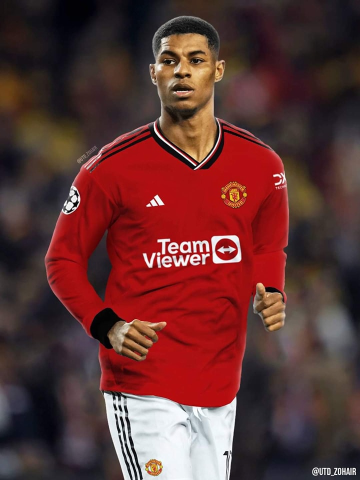 Marcus Rashford x Manchester United 2023/24 Home Kit 🔴 #MUFC