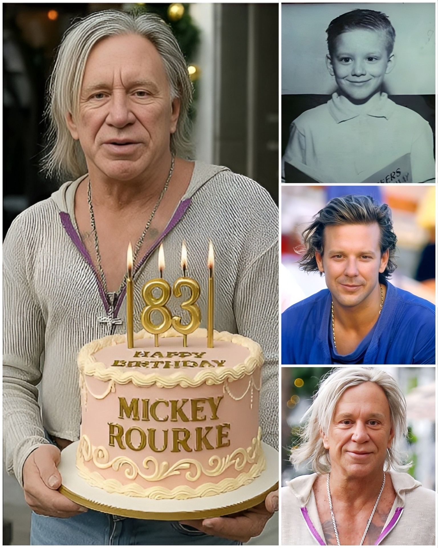 New - Happy 83rd Birthday to the Legendary Mickey Rourke 🎂🎉🥊🌟 Mickey ...