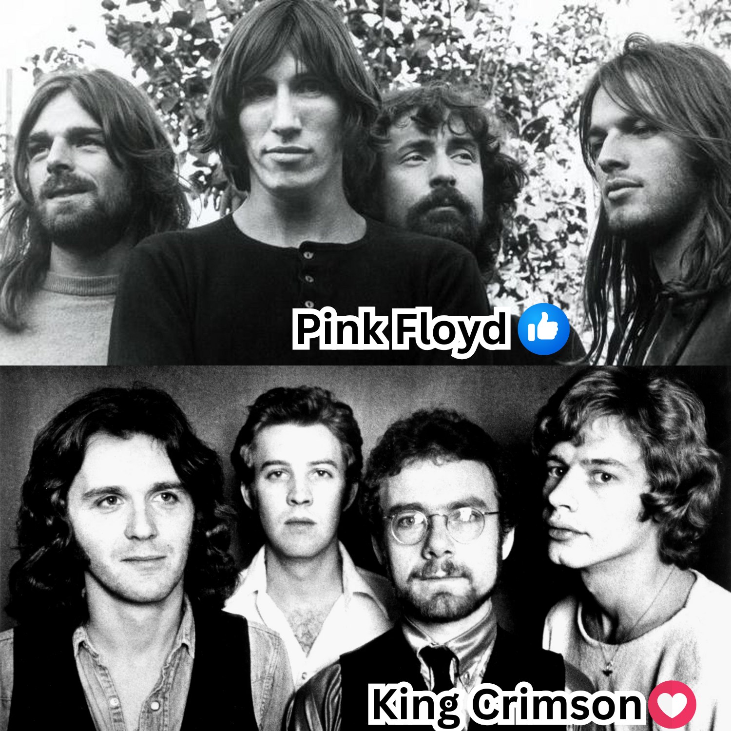 Did King Crimson influence Pink Floyd's experimental albums?