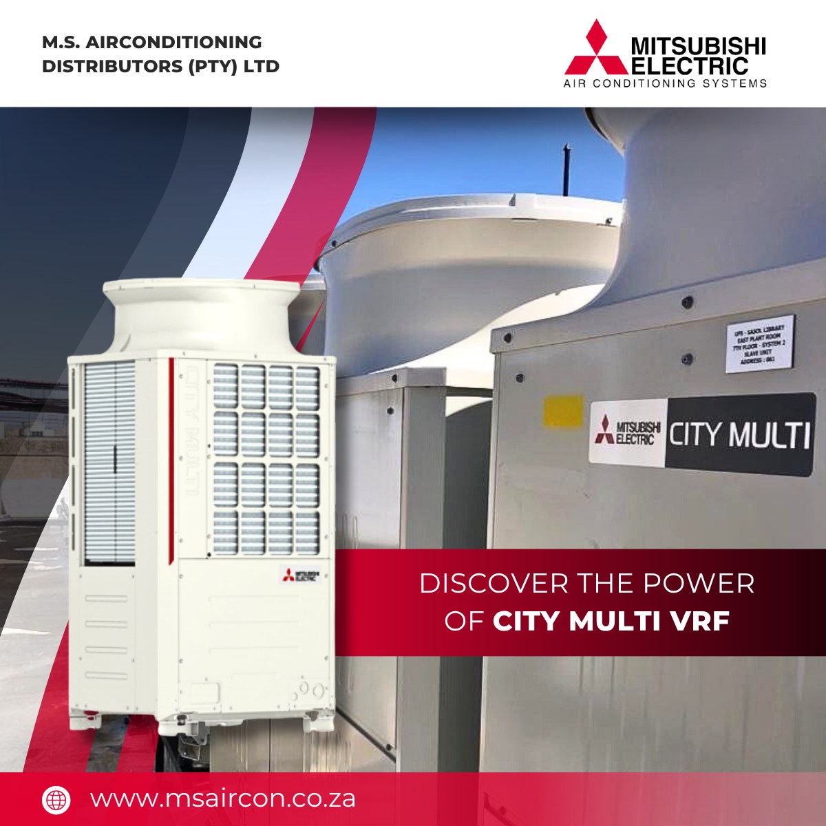 M.S - 𝐃𝐢𝐬𝐜𝐨𝐯𝐞𝐫 𝐭𝐡𝐞 𝐏𝐨𝐰𝐞𝐫 𝐨𝐟 𝐂𝐢𝐭𝐲 𝐌𝐮𝐥𝐭𝐢 𝐕𝐑𝐅 City Multi VRF systems are ...