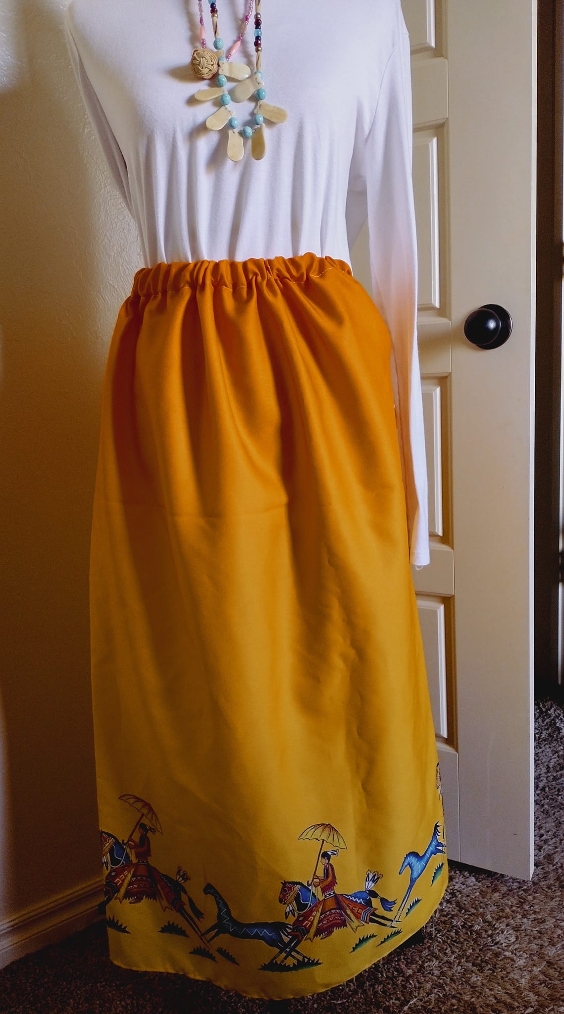 Homemade Reflections of Aurora skirt for sister-in-law