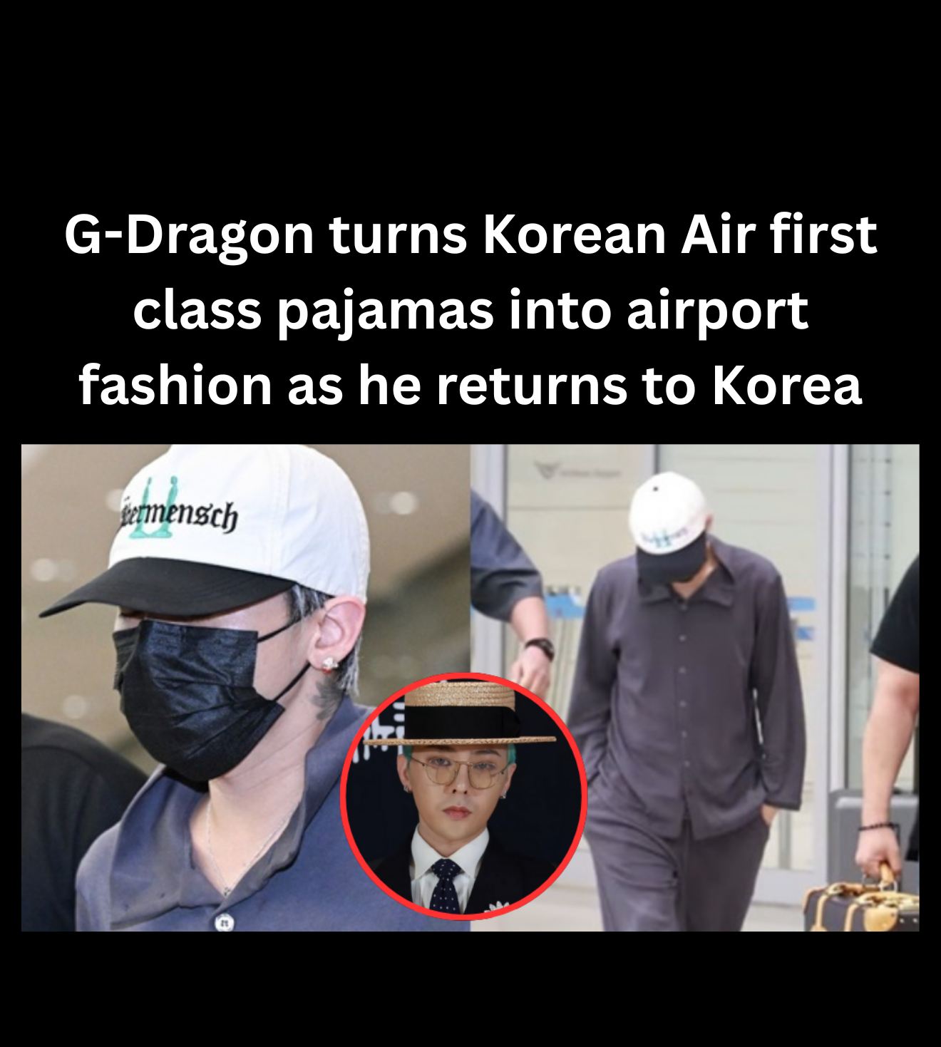 G-Dragon's stylish caps and hats