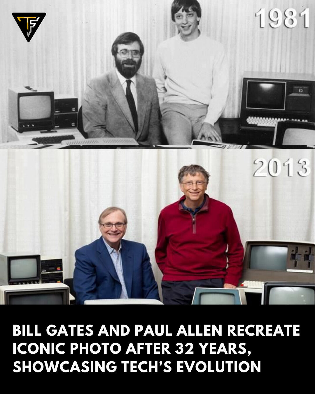 Trend - In 1981, a young Bill Gates and Paul Allen were photographed ...