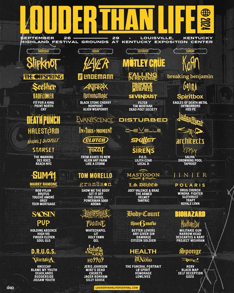 Celebrating the 10th anniversary of Louder Than Life! See you in