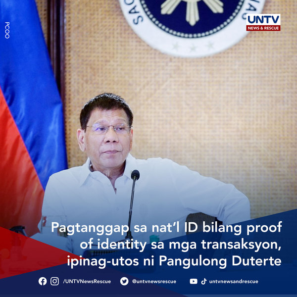 Sa bisa ng Executive Order 162,... - UNTV News and Rescue