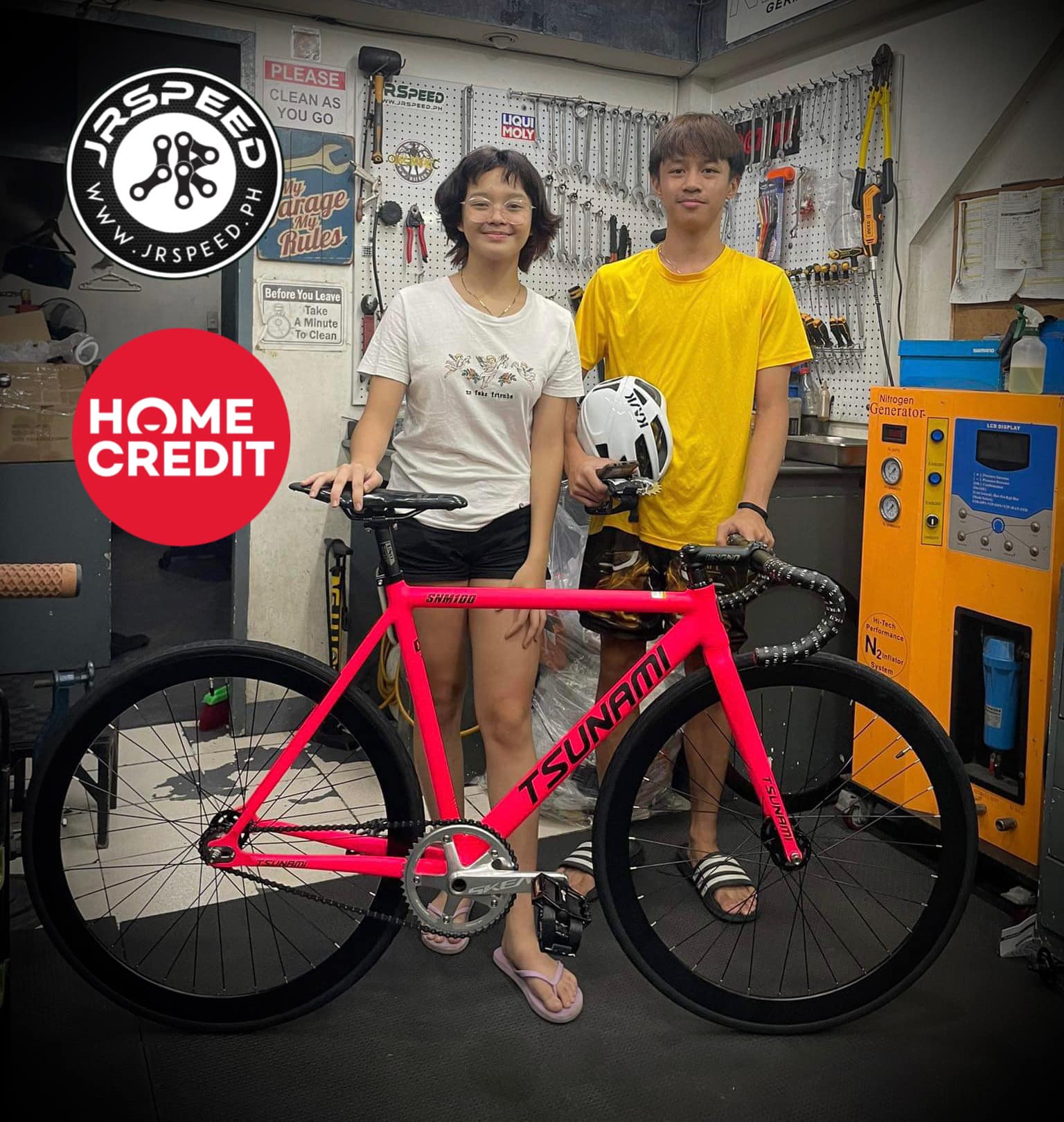 Jrspeed - Thank you ate ️😊👍🚴 Tsunami Snm100 Custom Fixie Build # ...