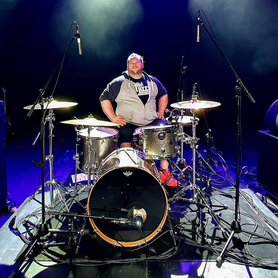 First run with the Rogers Drums Big R kit with the Massey Ferguson crew ...