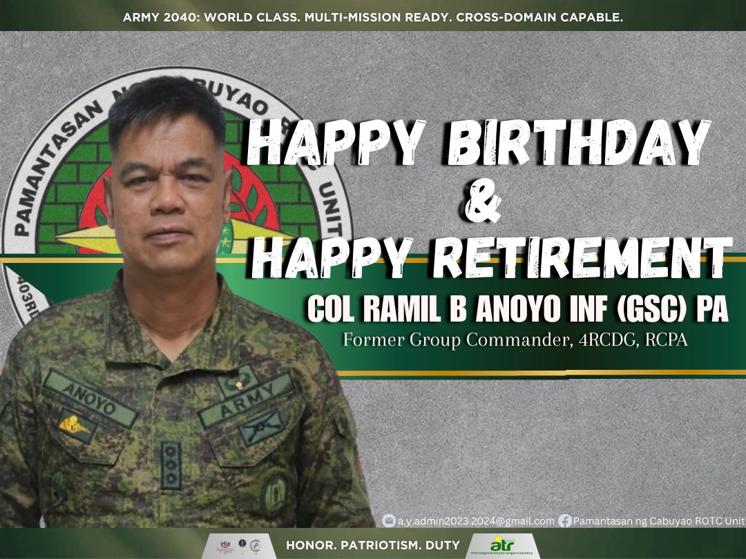 Pamantasan - The Pamantasan ng Cabuyao ROTC Unit (PNCROTCU) would like ...