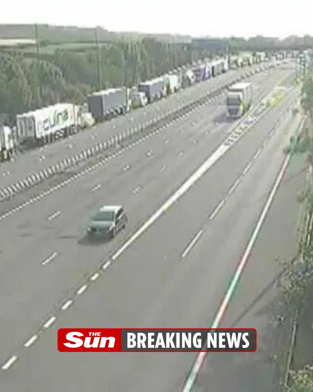 The Sun - Major motorway closed after horror crash with 'severe delays ...