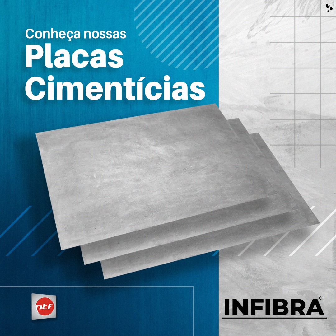Infibra - ️As Placas Cimentícias NTF Infibra fazem parte...