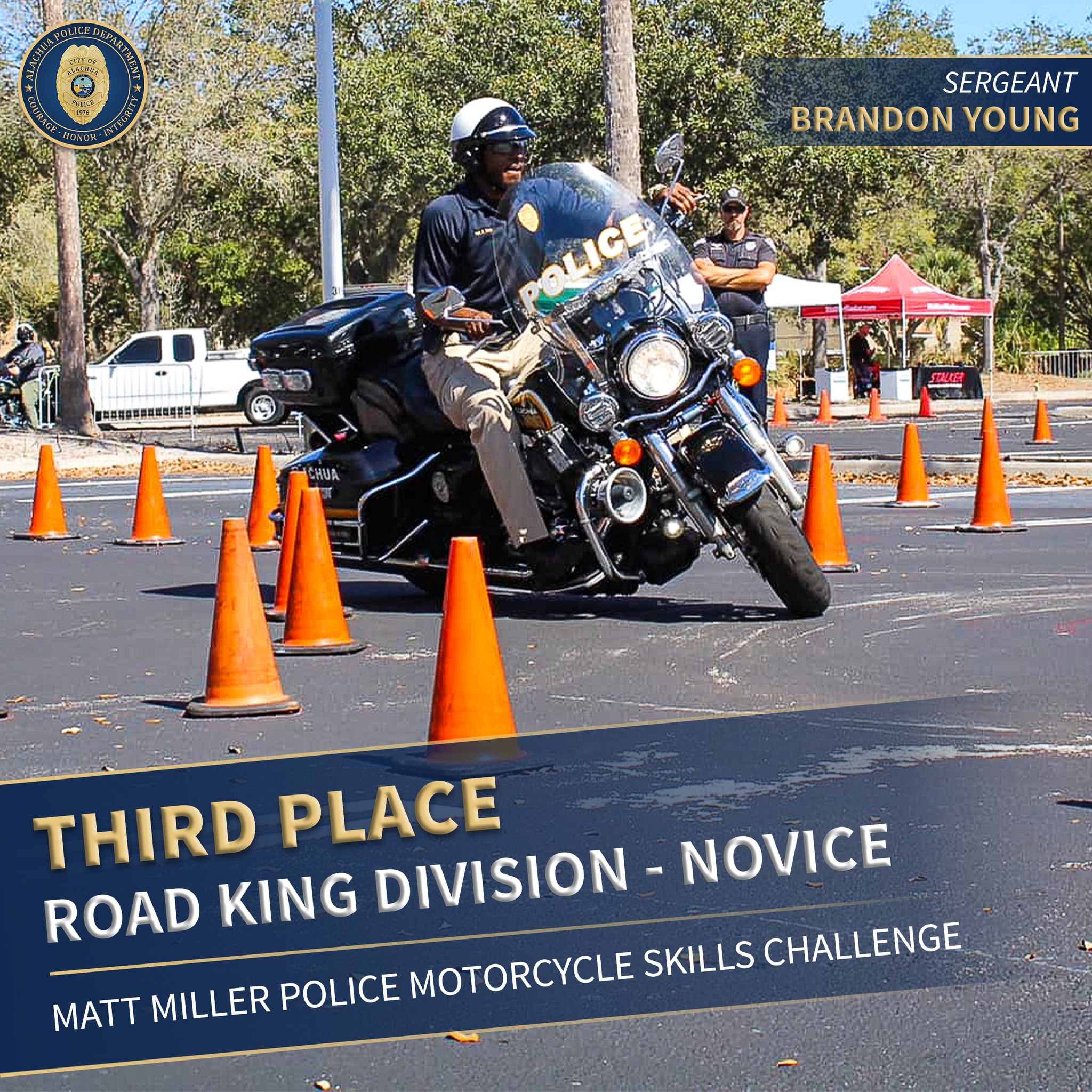 Alachua - 🏍️ Sergeant B. Young recently competed in the 12th Annual ...