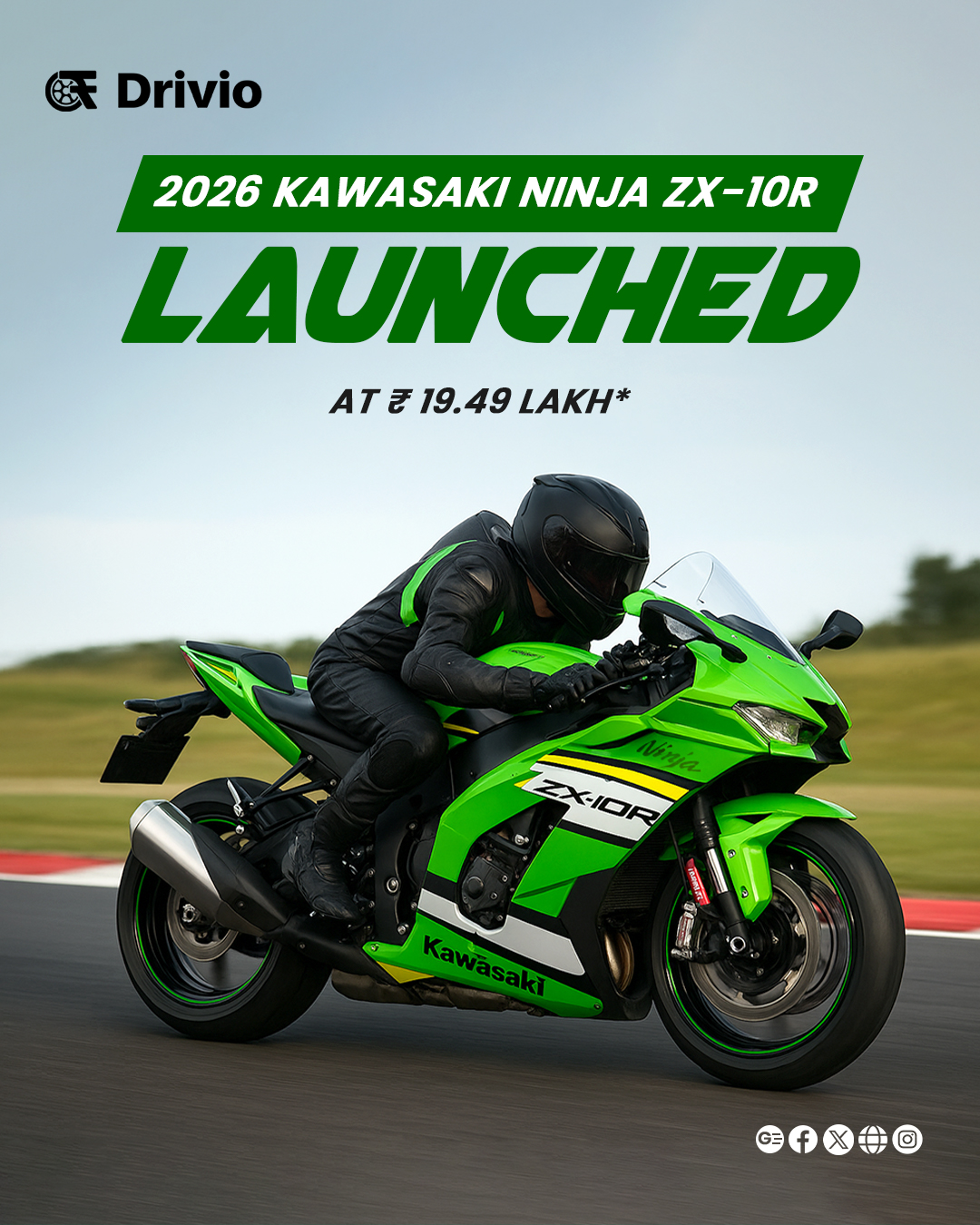 🚨 New Launch Alert! 🚨 Kawasaki has rolled out the 2026 Ninja ZX