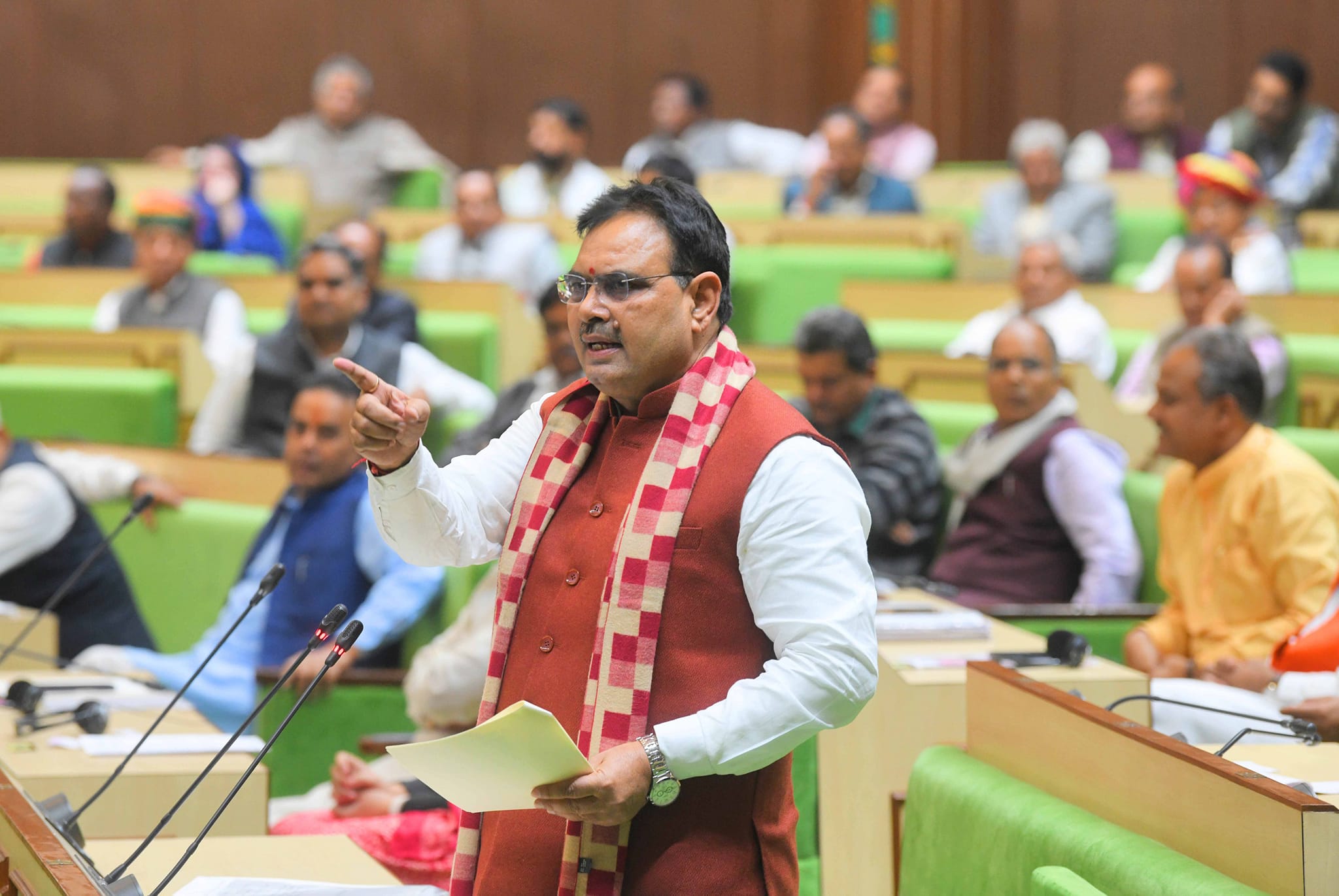 राजस्थान विधानसभा में राज्यपाल के अभिभाषण पर मुख्यमंत्री श्री भजनलाल ...