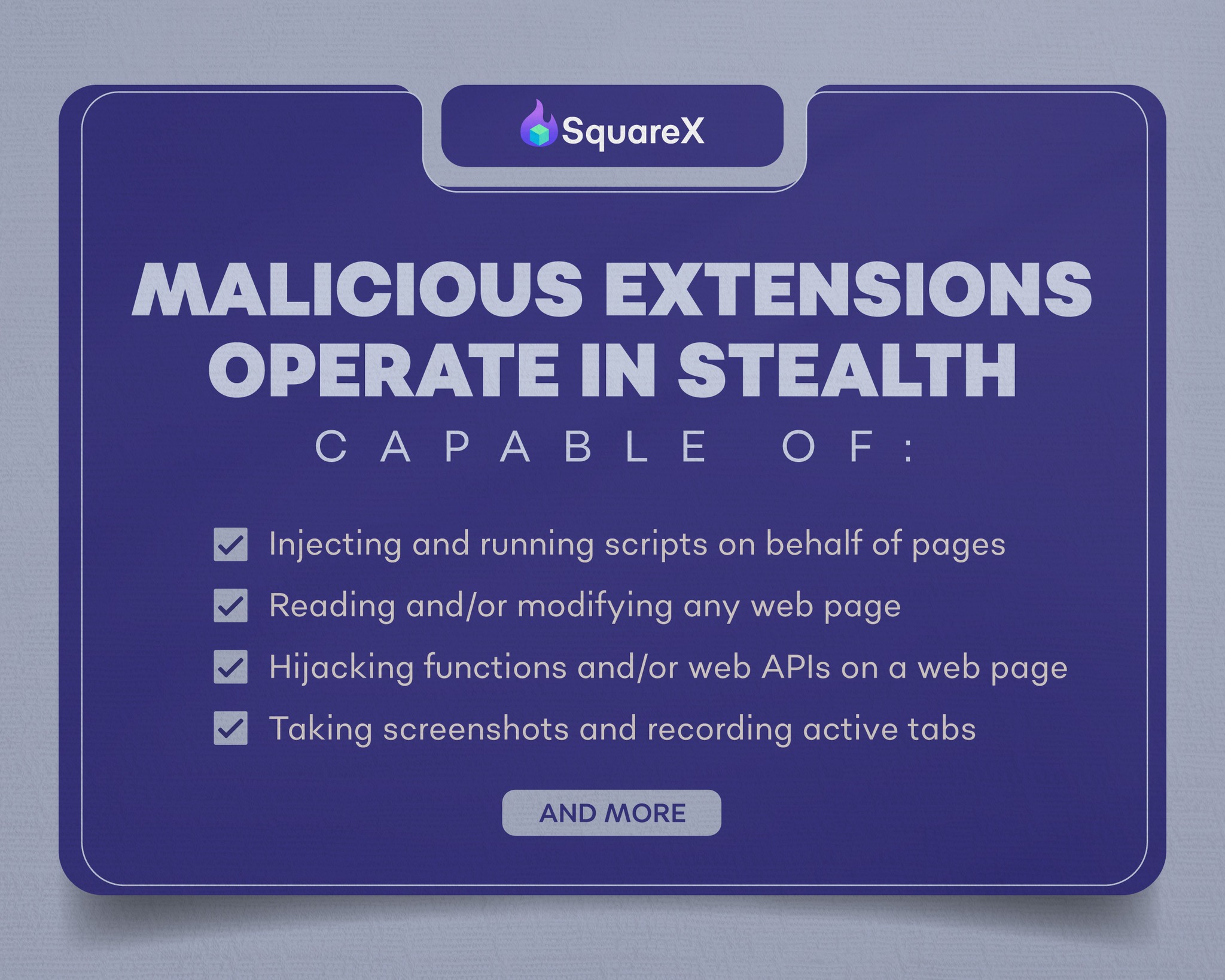 SquareX - Many benign browser extensions that turned... | Facebook