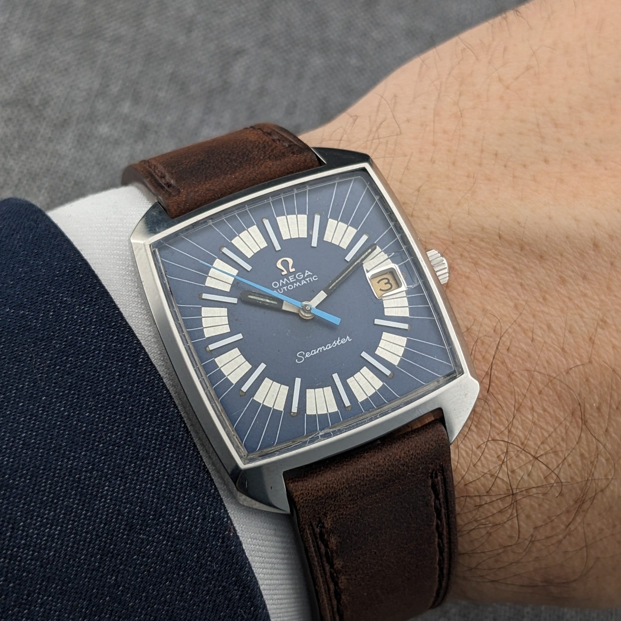 vintage omega seamaster watch from 1970