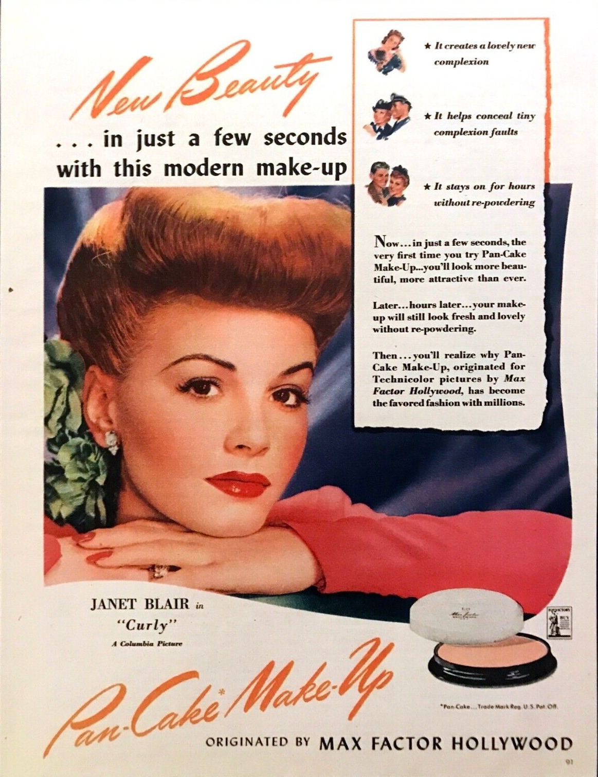 Max Factor's Hollywood Glamour, Movies, Make-Up [洋書] Max