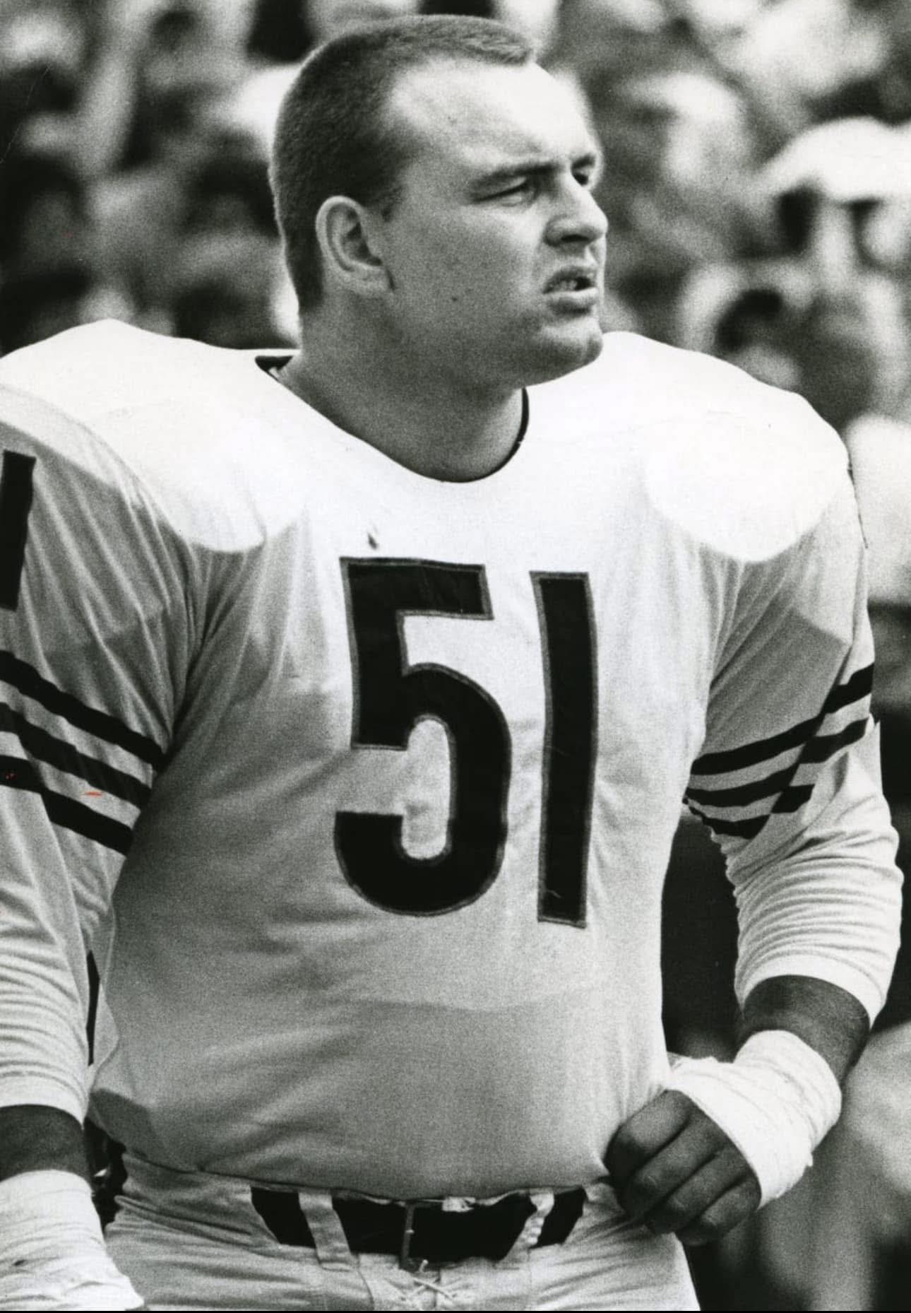 The Red - Chicago Bears Linebacker Dick Butkus on the sideline in a ...