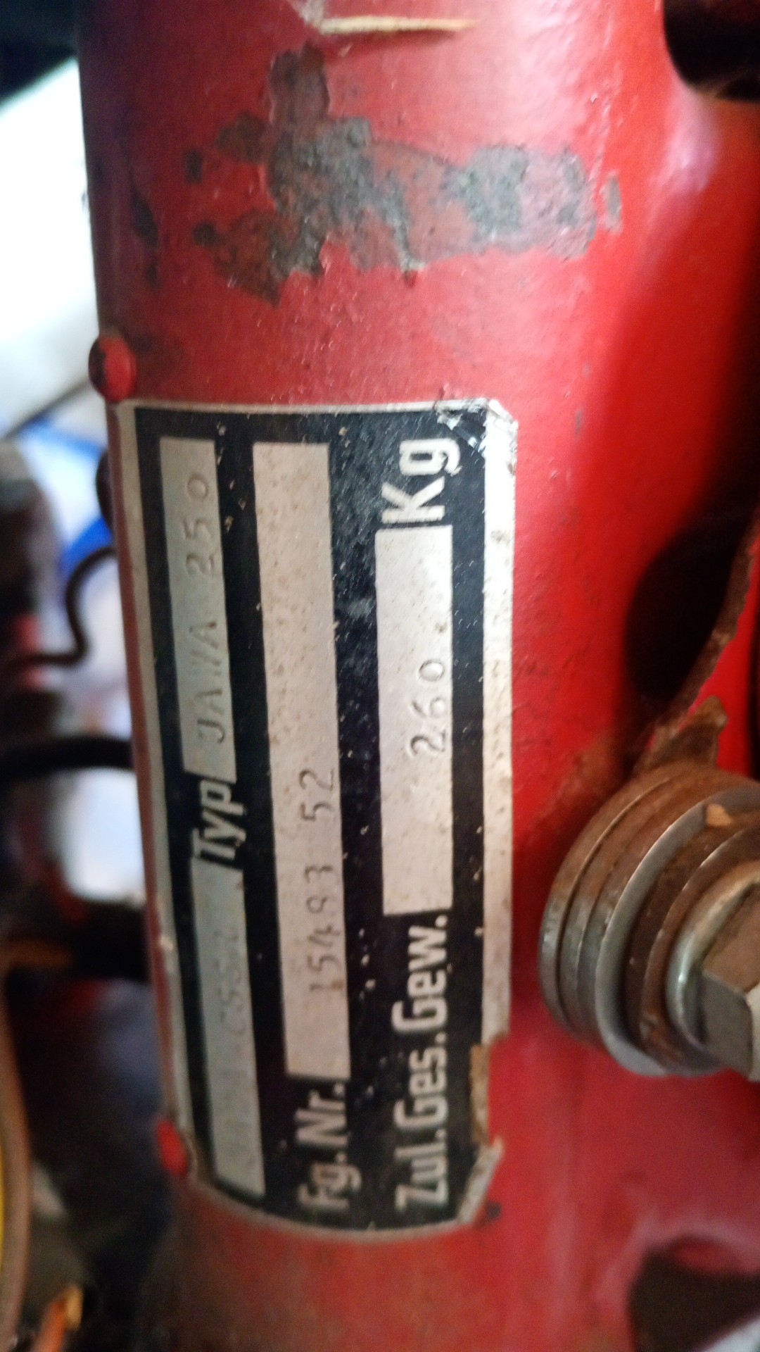 Hello together Where i can find the engine number on my JAWA 250