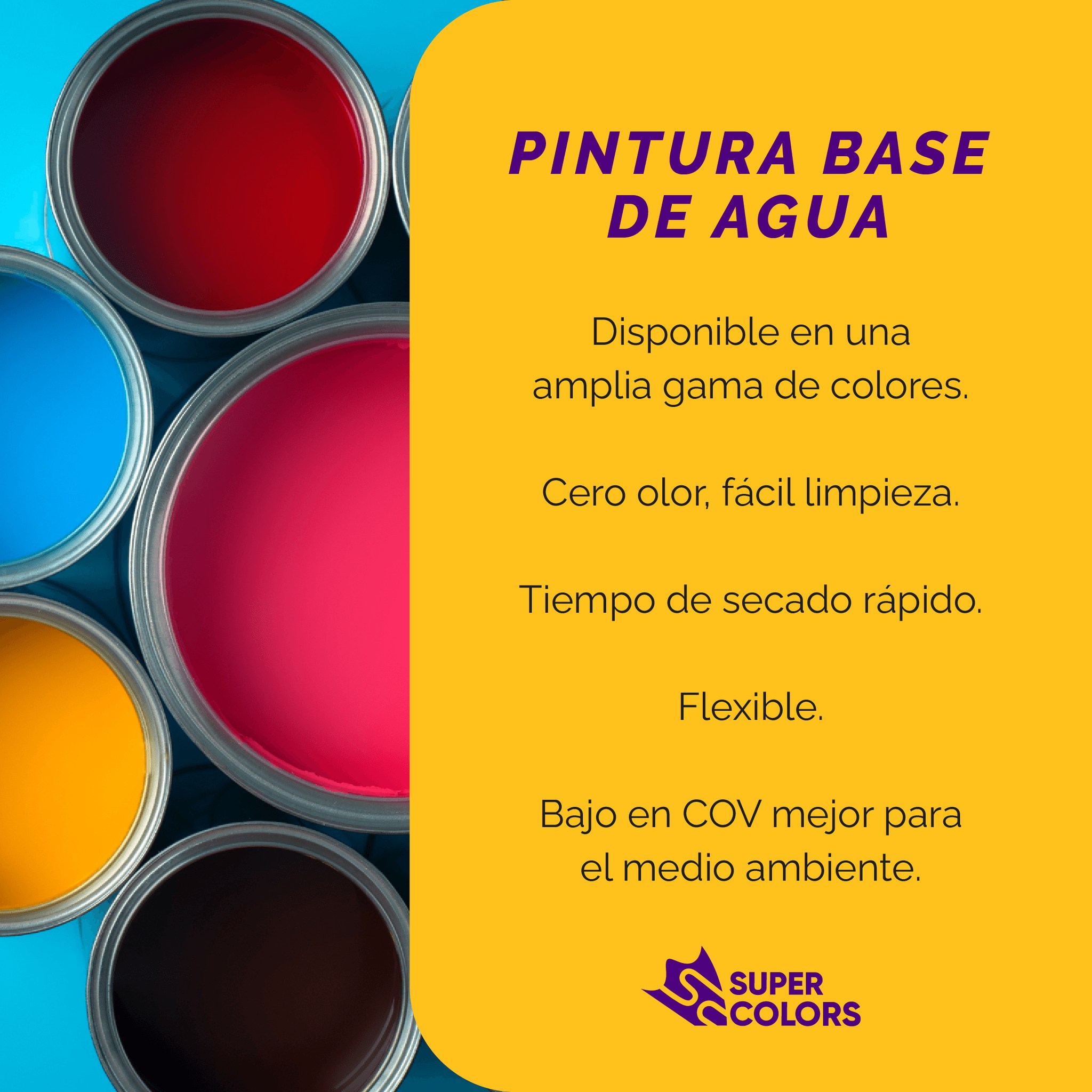 Super Colors - Conoce la diferencia entre las pinturas a... | Facebook