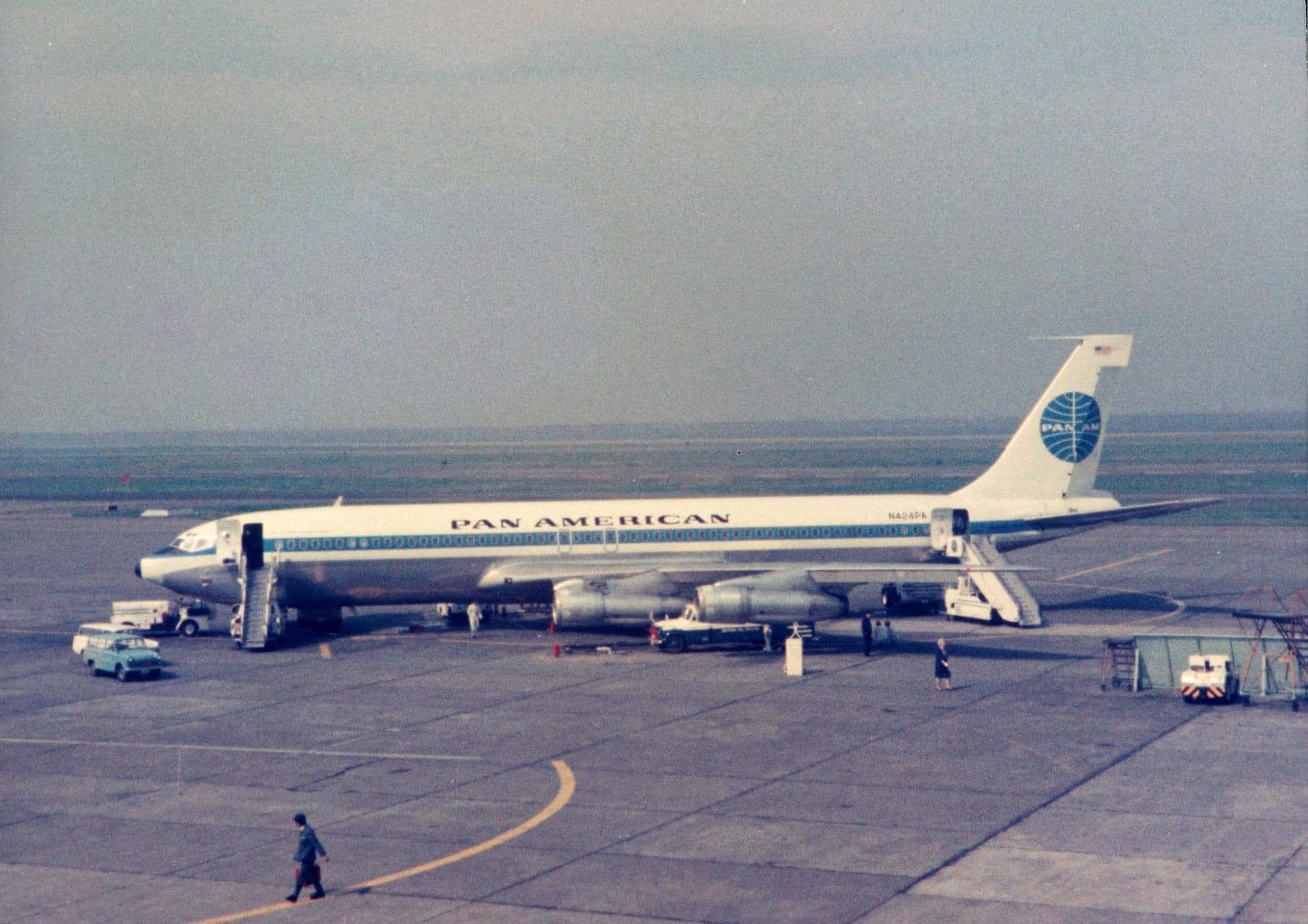 ブリキ】PAN AM P707PAボーイングモデル 日本製
