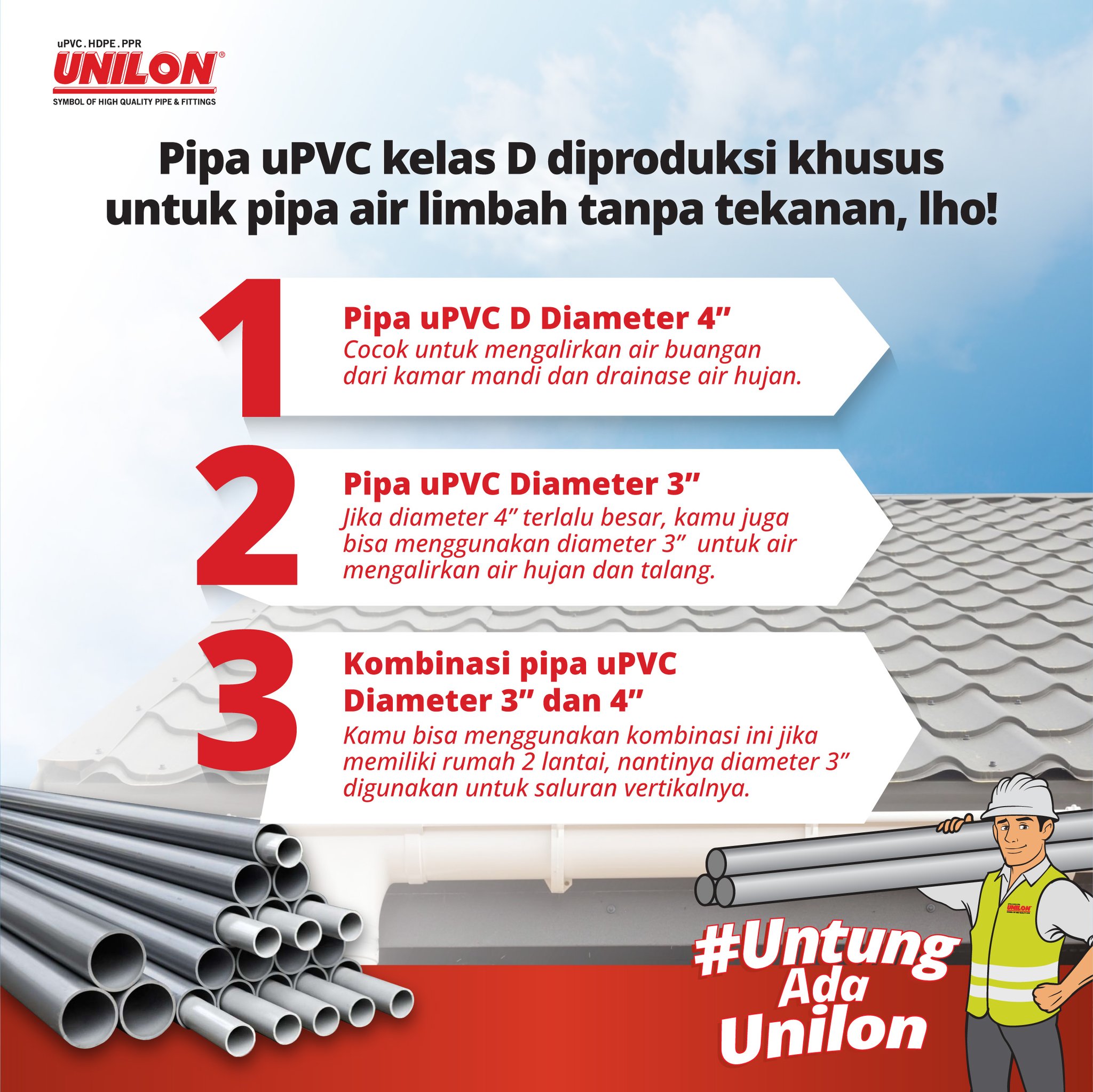 Selain digunakan untuk saluran air... - UNILON INDONESIA