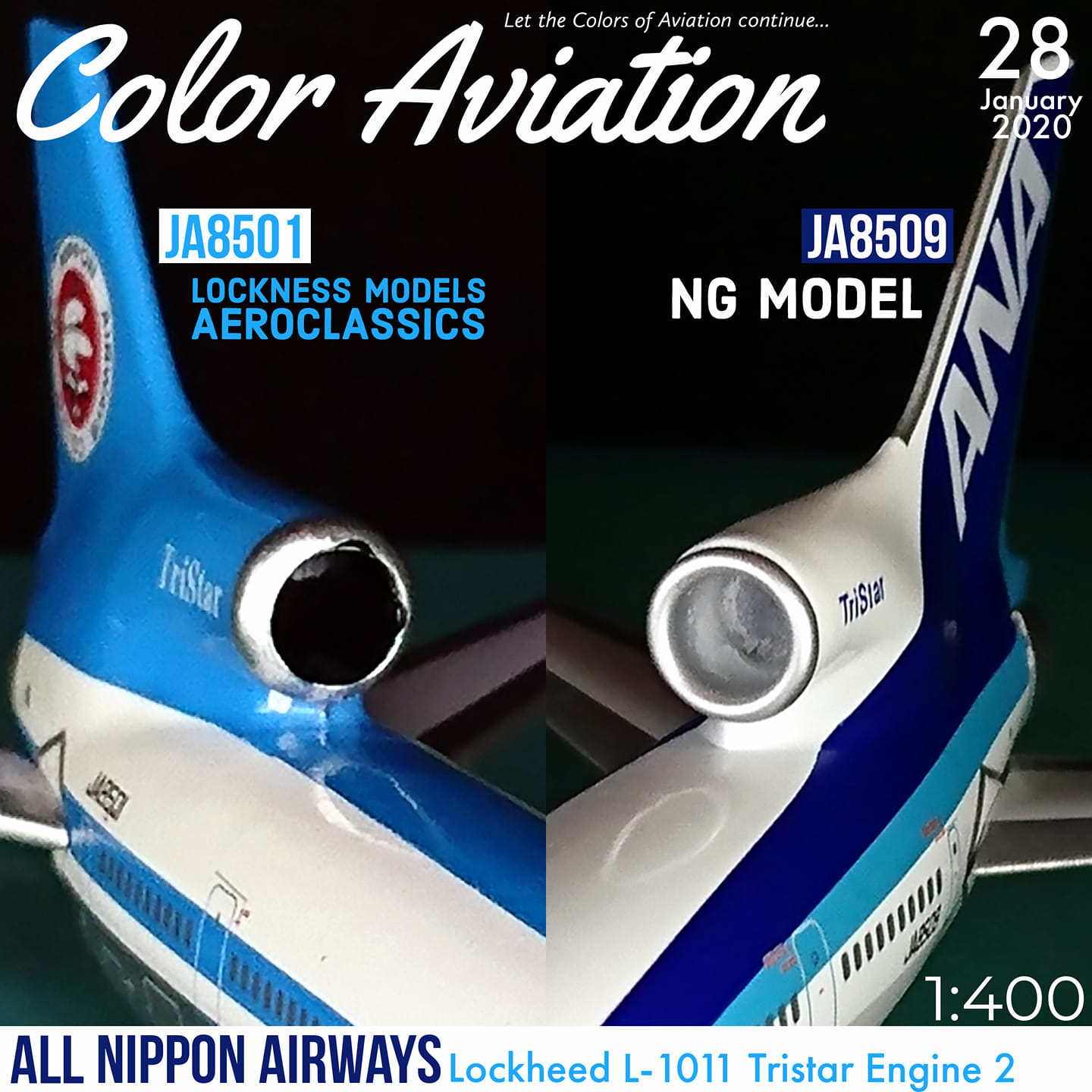NG Model ANA 全日空 L-1011-100 1:400 JA8509 NG Model ANA 全日空 L