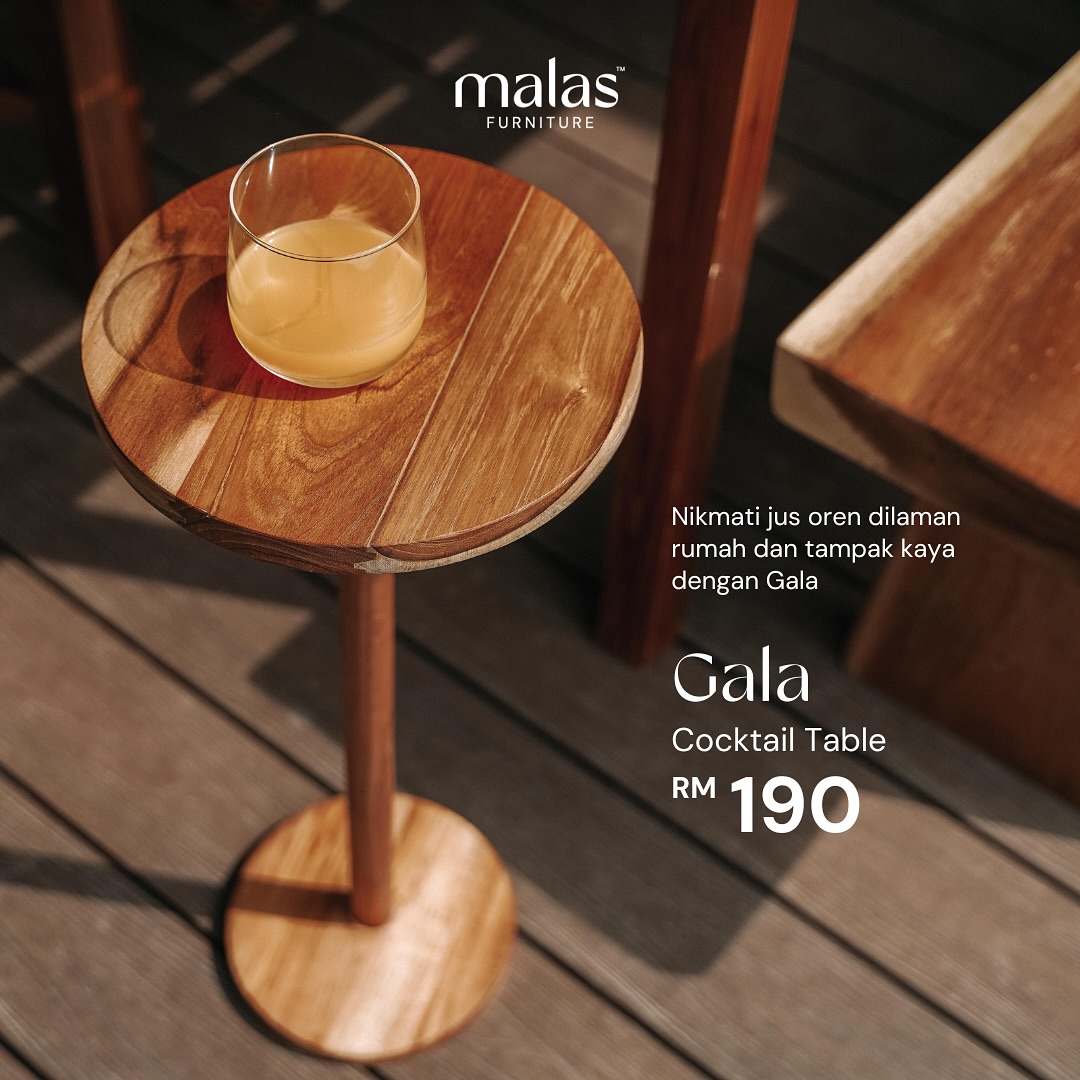 Malas Furniture - Tak semestinya kena letak atas meja makan je, kena ...