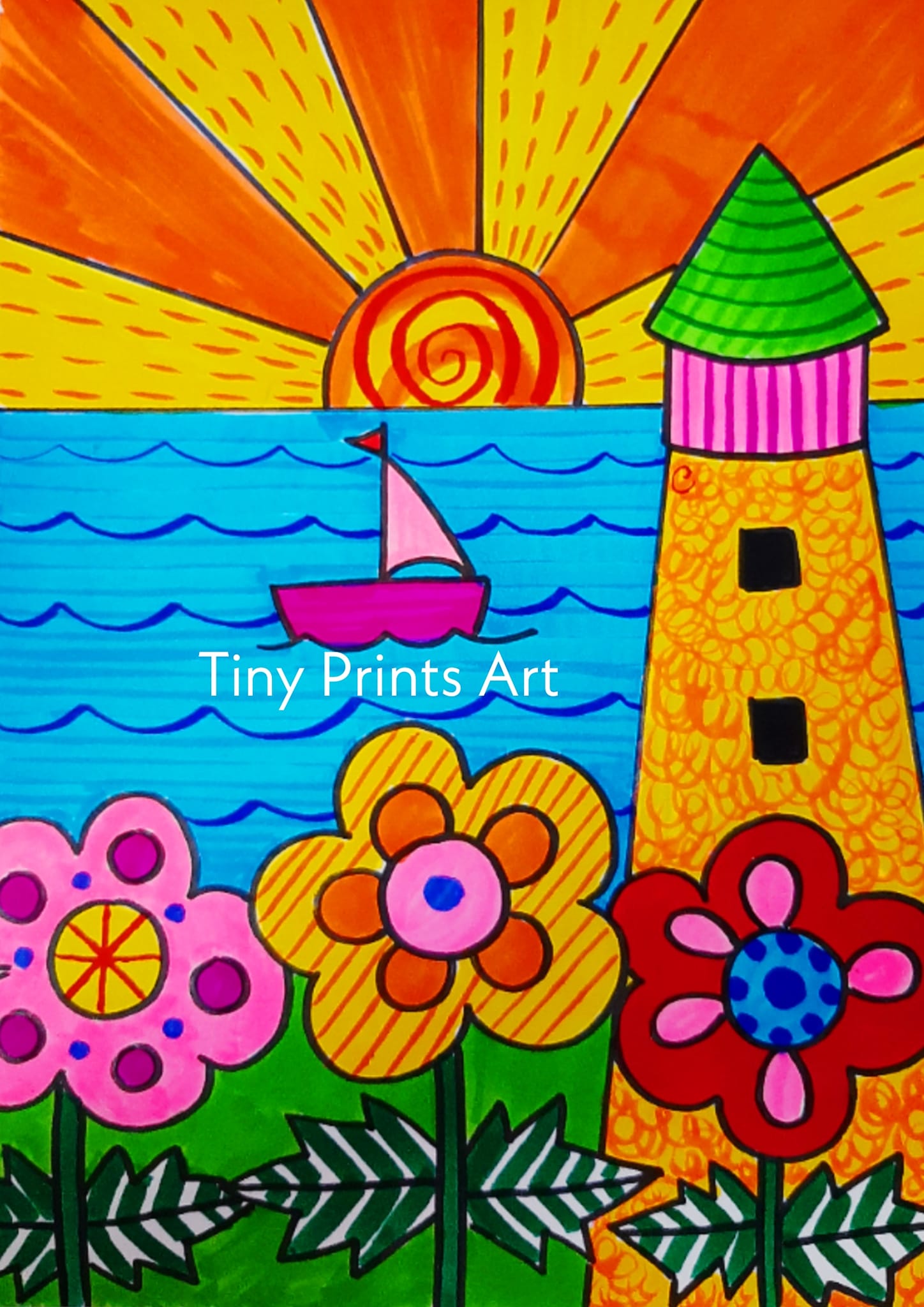 Easy Drawing Samples For Kids ... - Tiny Prints Art Academy | Facebook