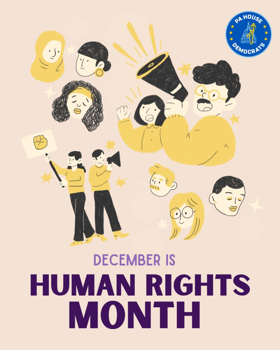 Rep. - Human Rights Month is a reminder that dignity, equality, and ...
