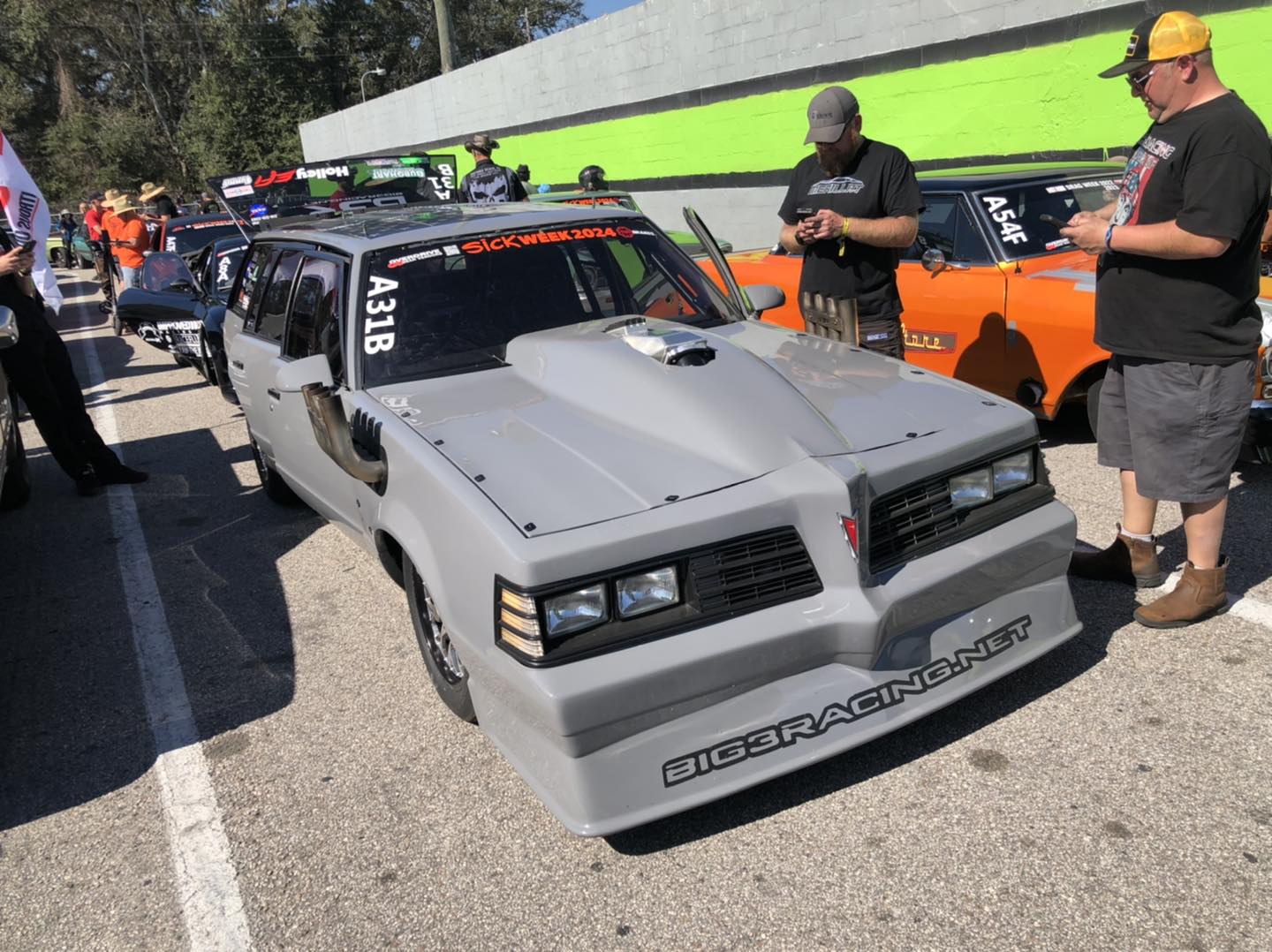 Big 3 Racing - We are in the lanes and ready! Bob is up...