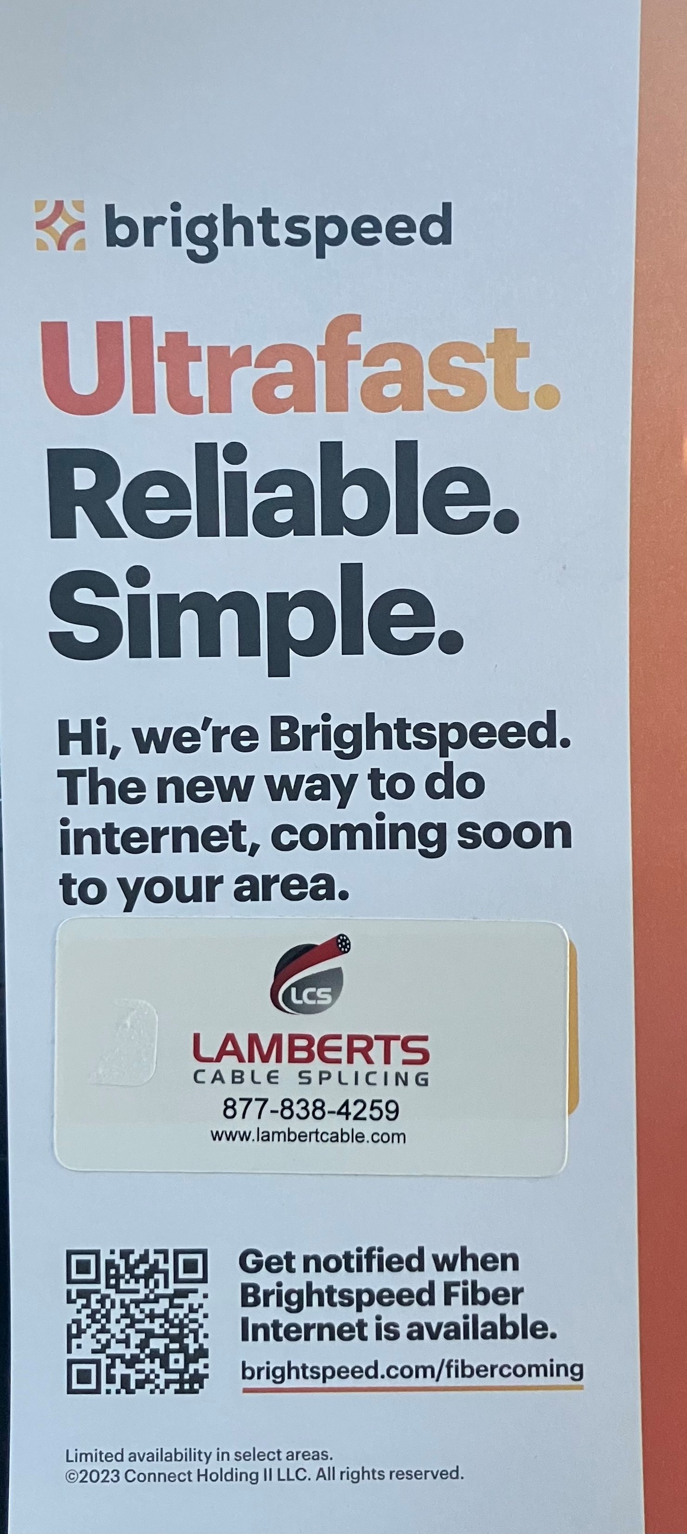 Town - PSA: Brightspeed Fiber Project in EI Brightspeed is updating its ...