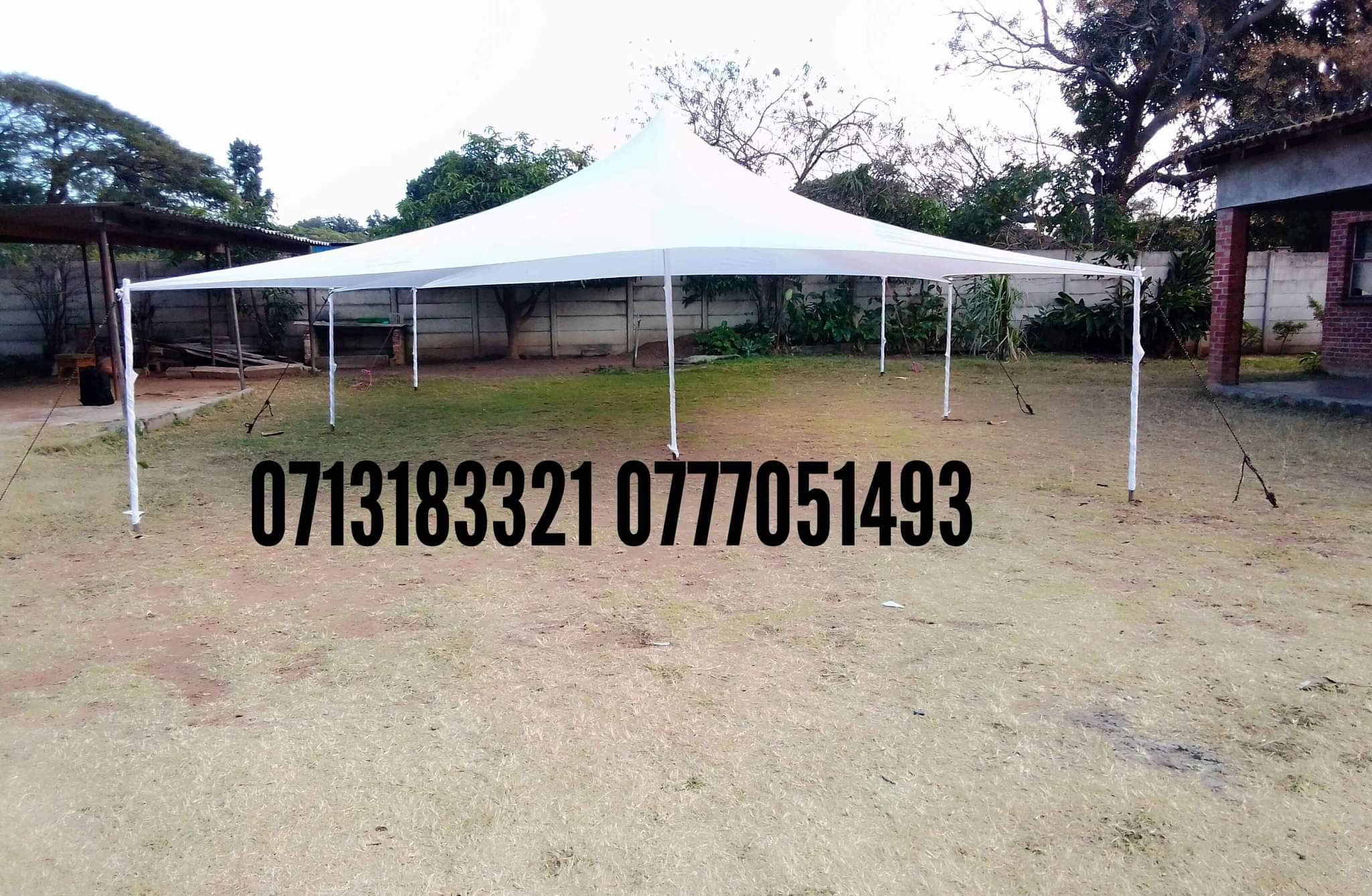 Stretch Tent. Roora Deco & Balloon Garland. +263 71 318 3321 / +263 77 ...