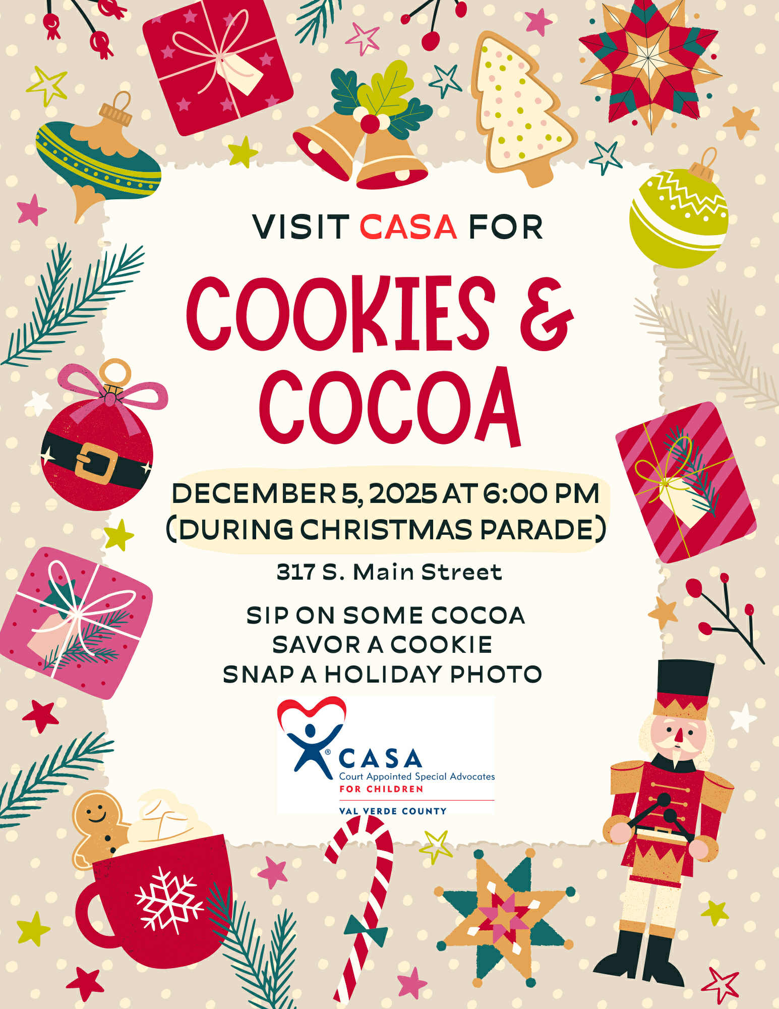 2nd Annual Cookies & Cocoa during the Del Rio Christmas Parade