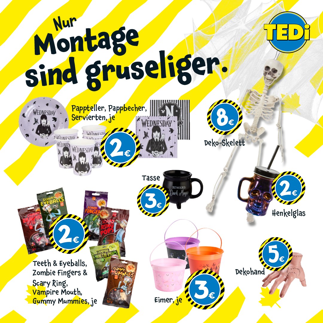 🍂 Herbst EXTREM bei TEDi! 🍂 Hier fallen nicht nur die Blätter, sondern auch die Preise – und das ordentlich! 🙌 Von cozy Must-haves bis zu Halloween-Highlights ist für alle was dabei