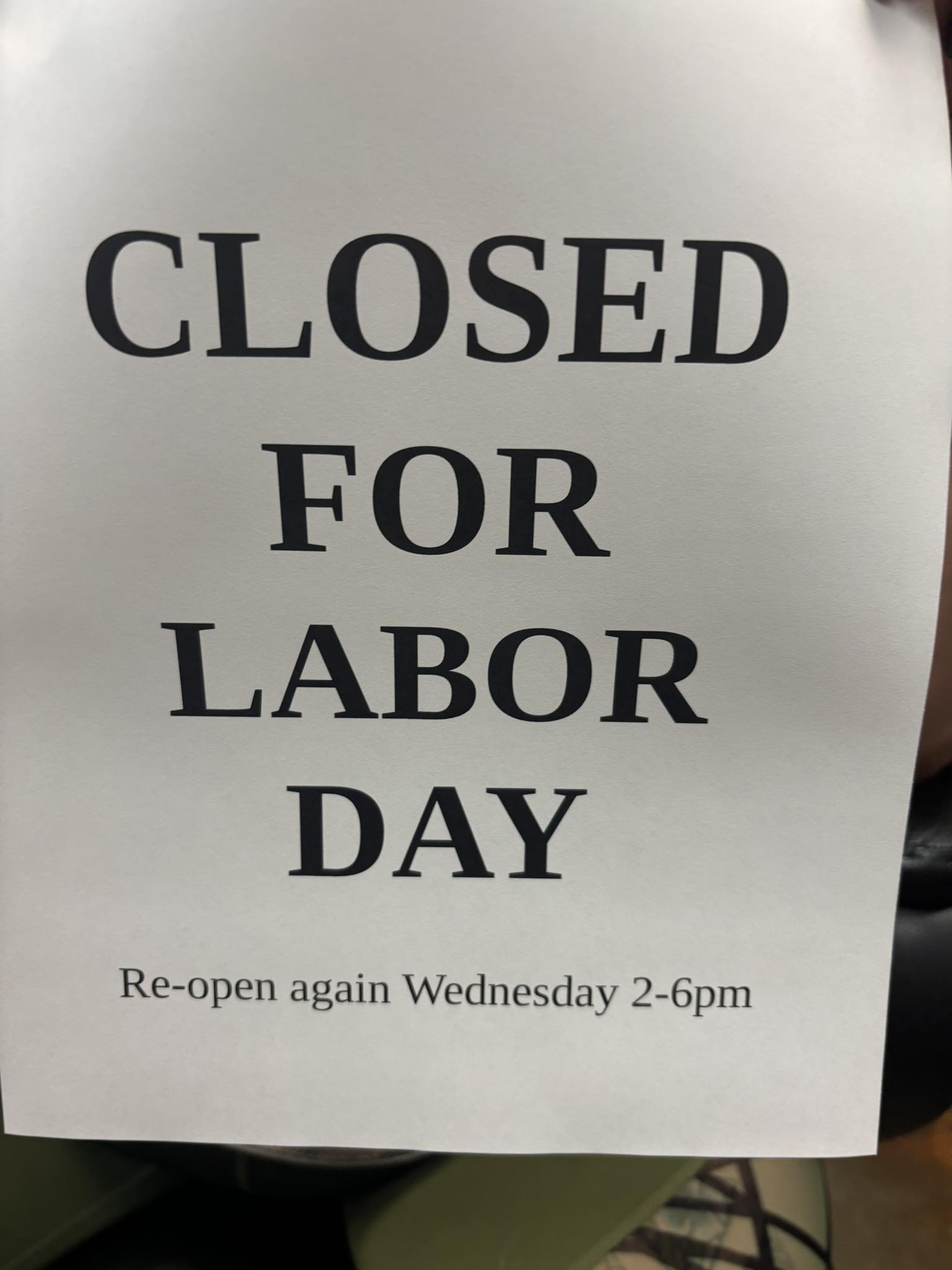 Humane - ‼️‼️Important Info‼️‼️ We will be closed on LABOR DAY and we ...