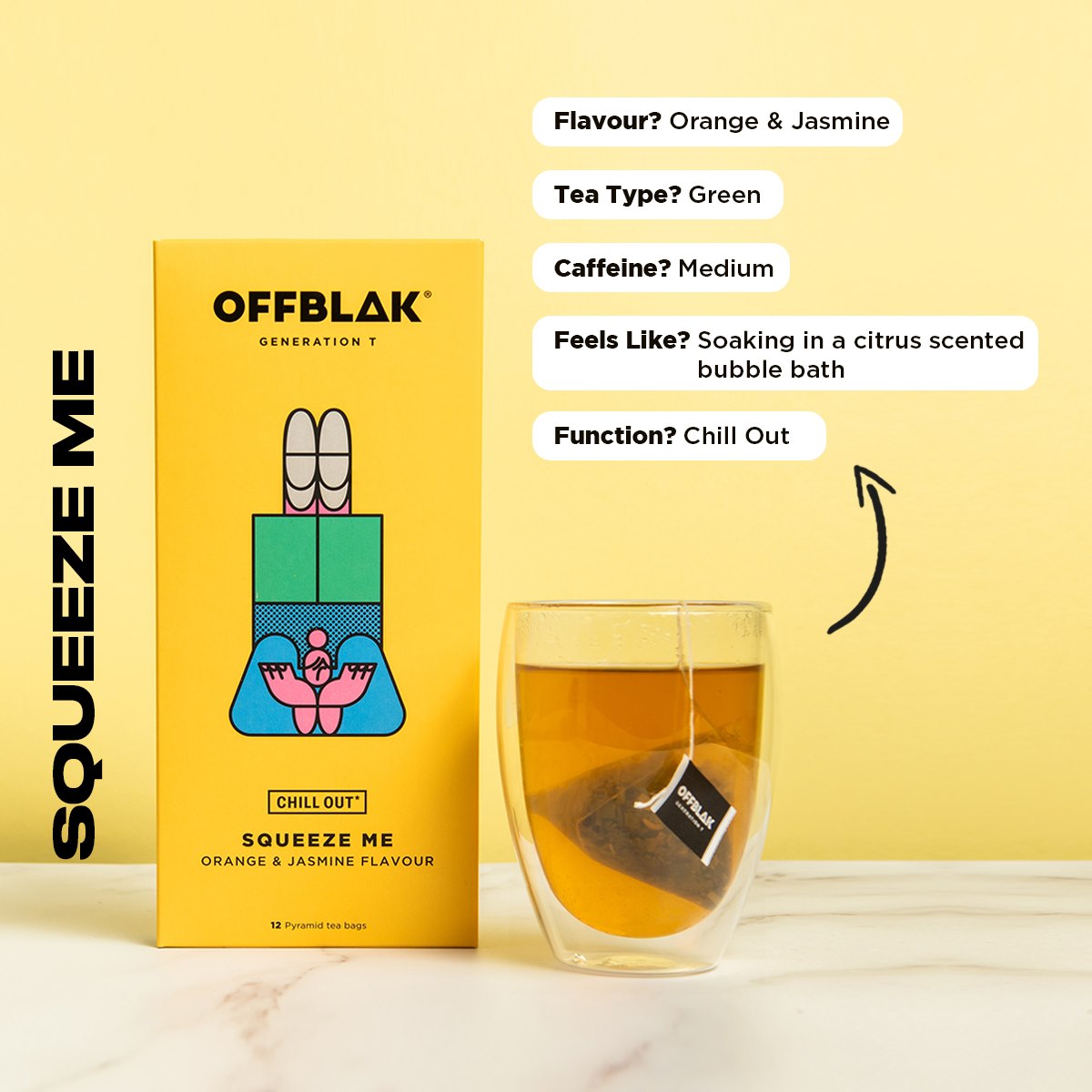 OFFBLAK - What's inside the tea? - Meet Squeeze Me! Our... | Facebook