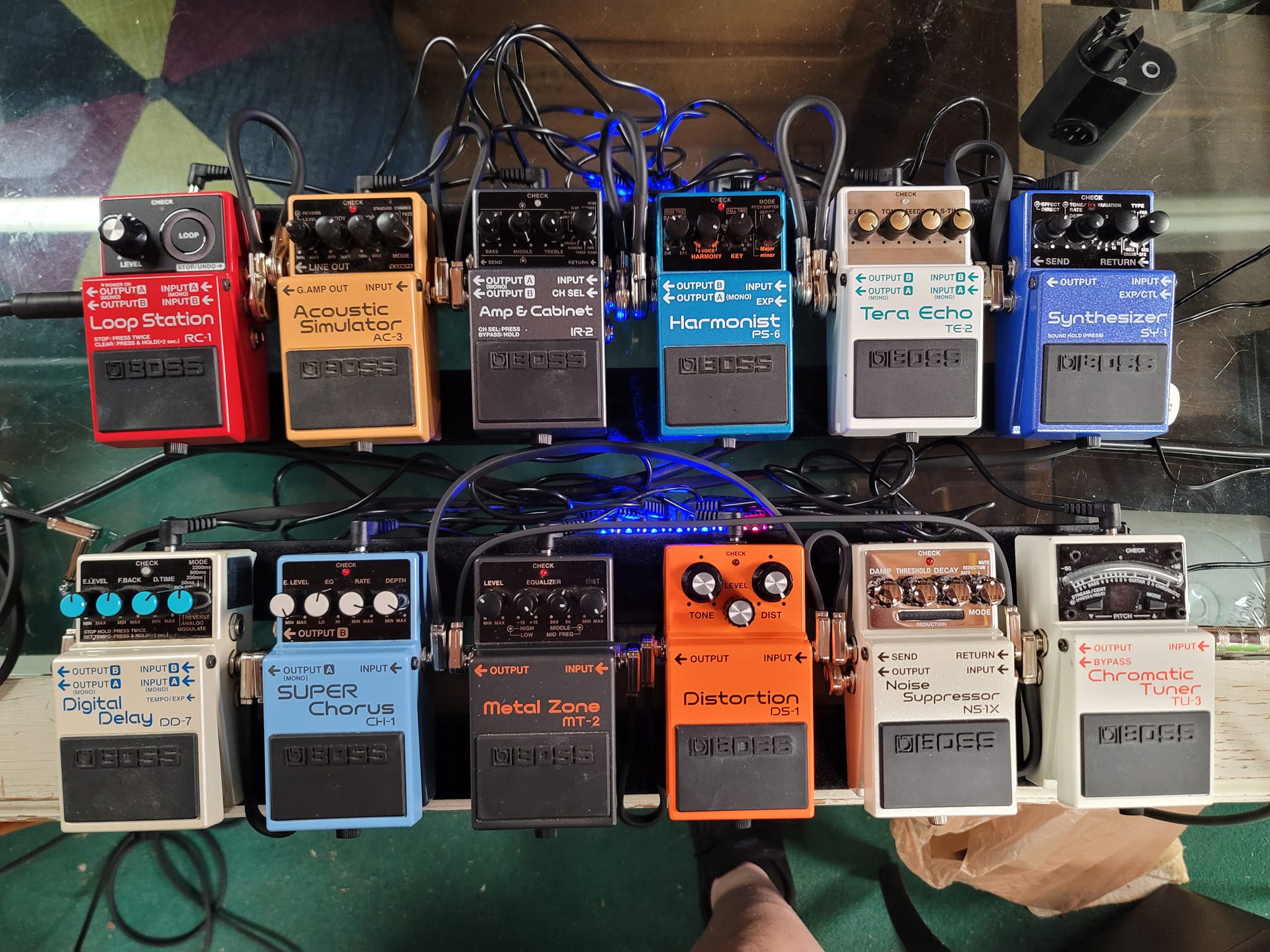 Where should I place the Boss AC-3 in my pedal chain?