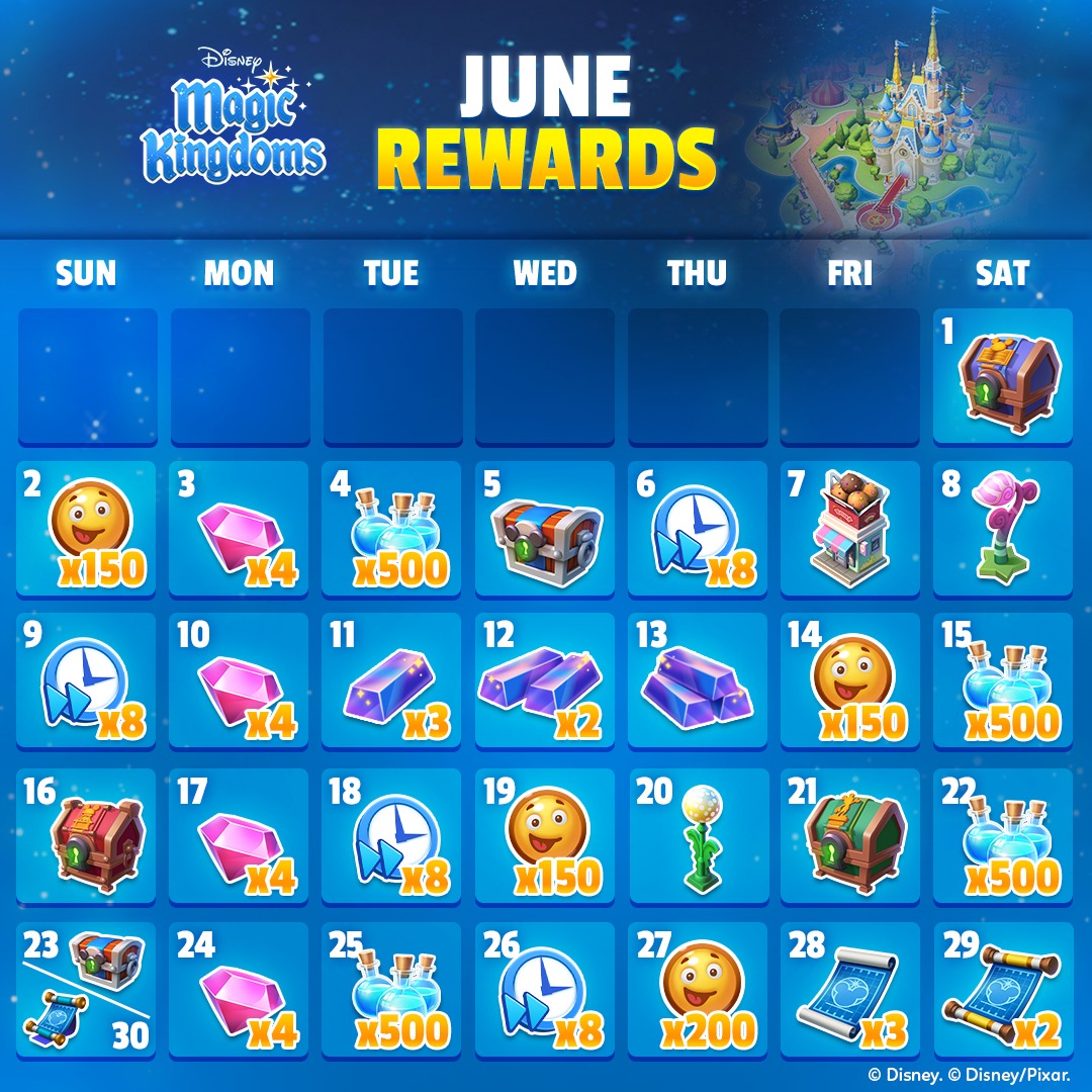 A new month is beginning which... - Disney Magic Kingdoms | Facebook
