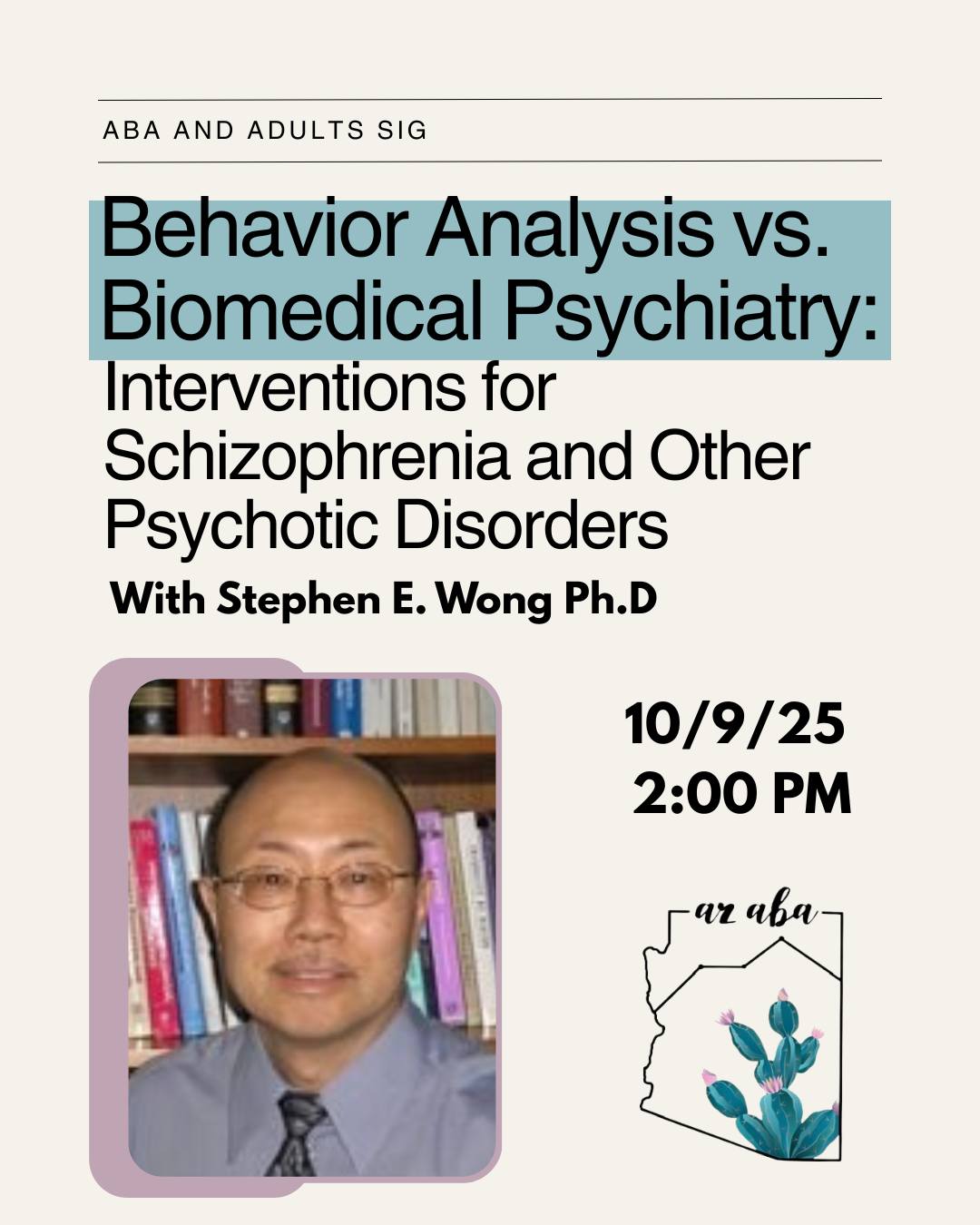 Arizona - EVENT ALERT!!! Behavior Analysis vs. Biomedical Psychiatry ...