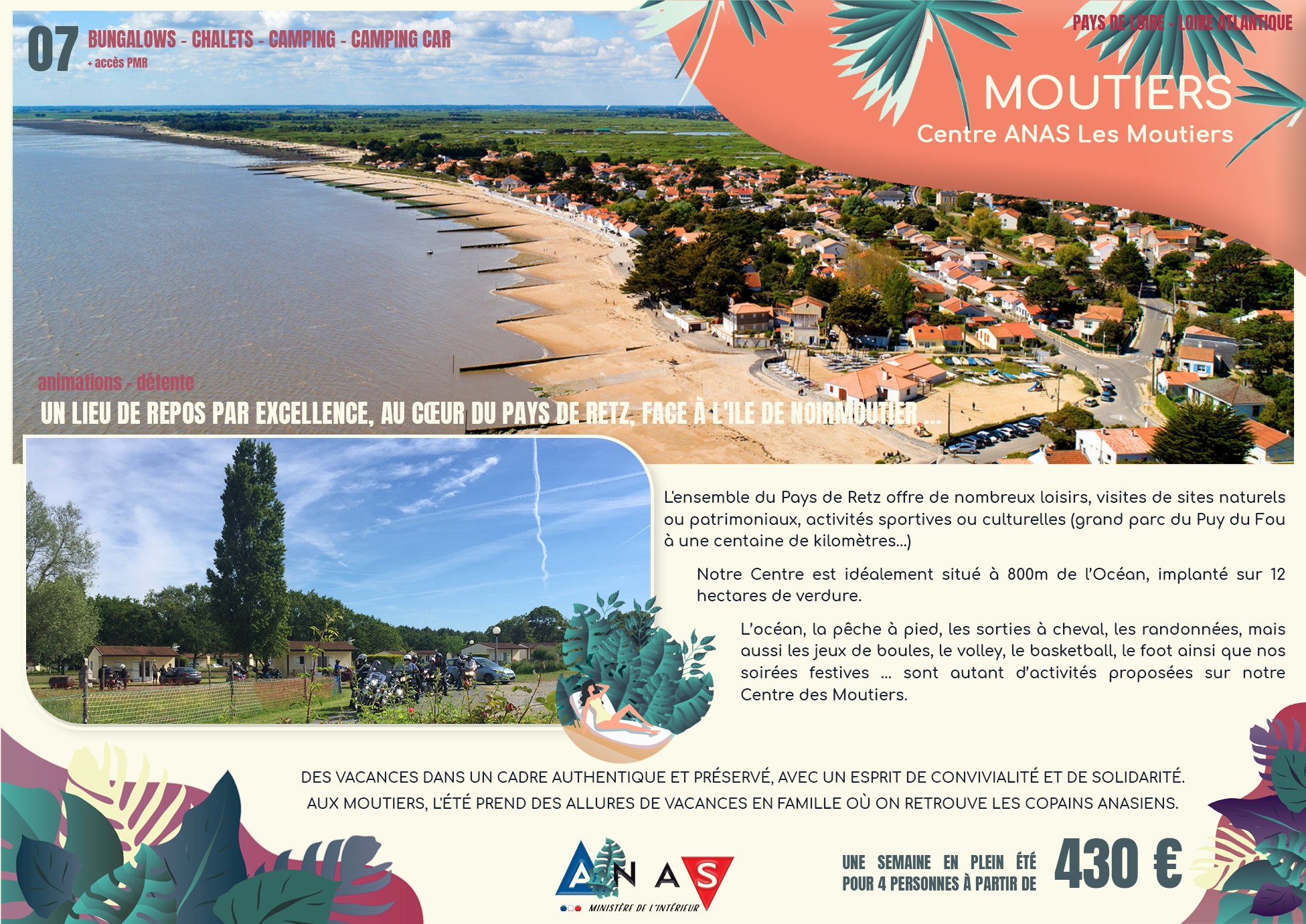Camping De L anas Les Moutiers En Retz
