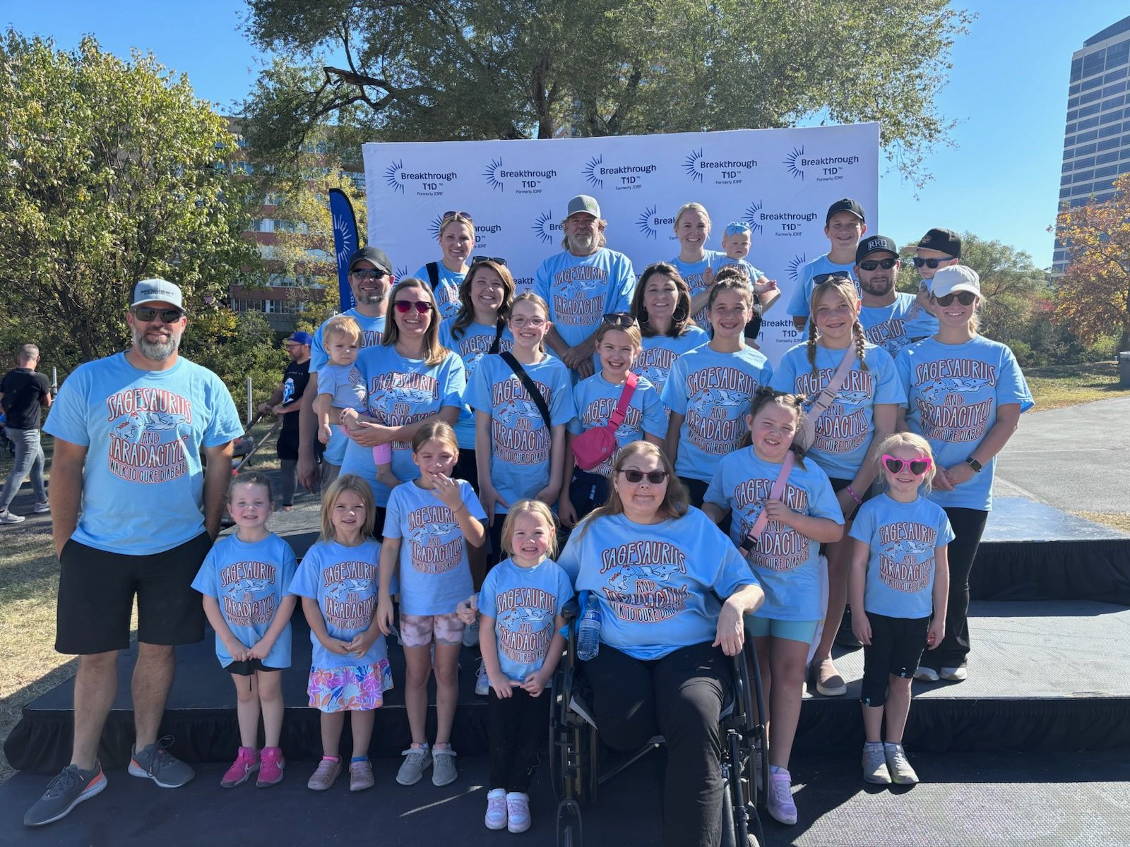 Sageasaurus & Taradactyls JDRF Walk to Cure Diabetes